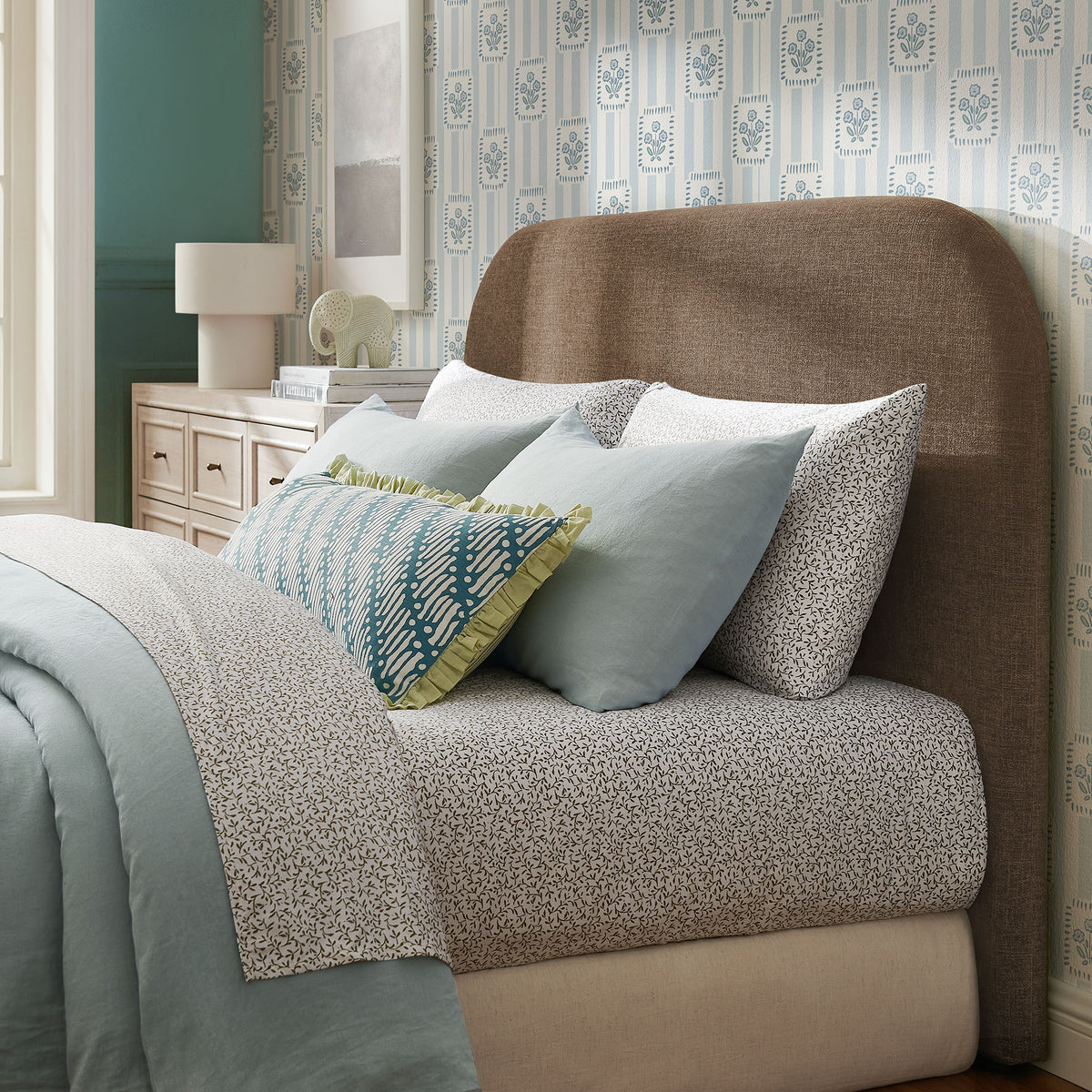 Keynote Upholstered Fabric Headboard