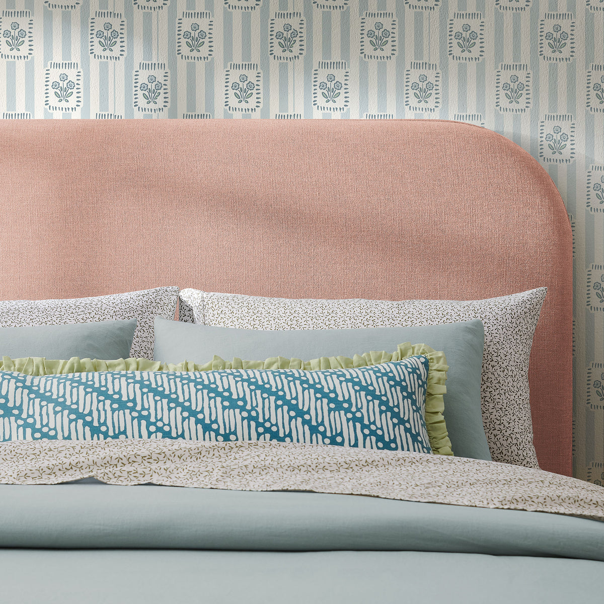 Keynote Upholstered Fabric Headboard