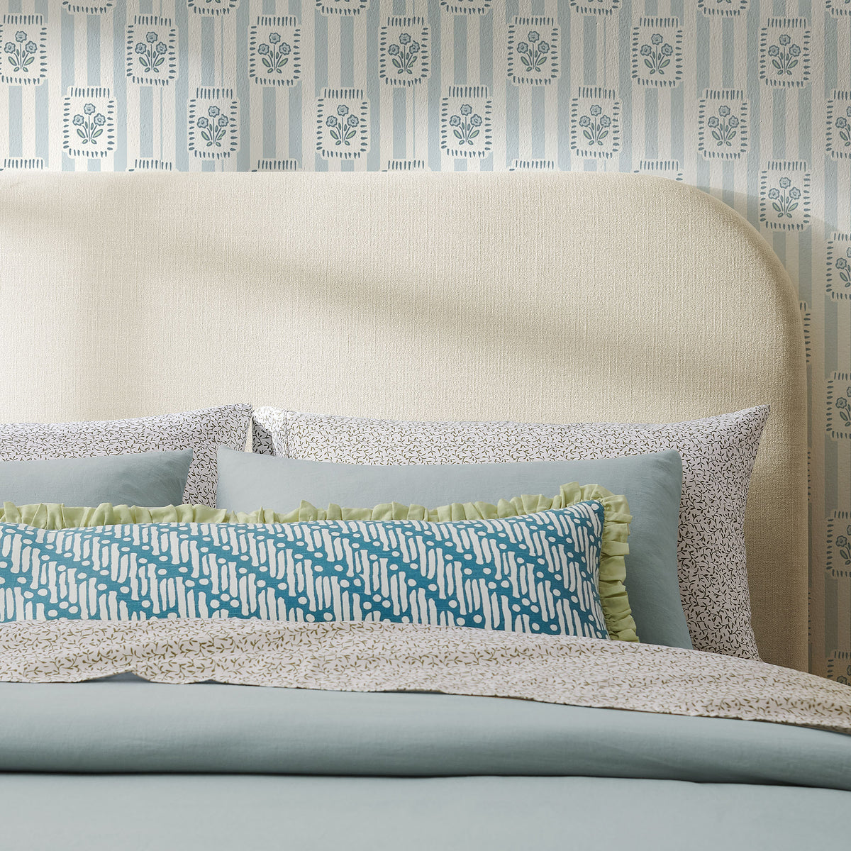 Keynote Upholstered Fabric Headboard