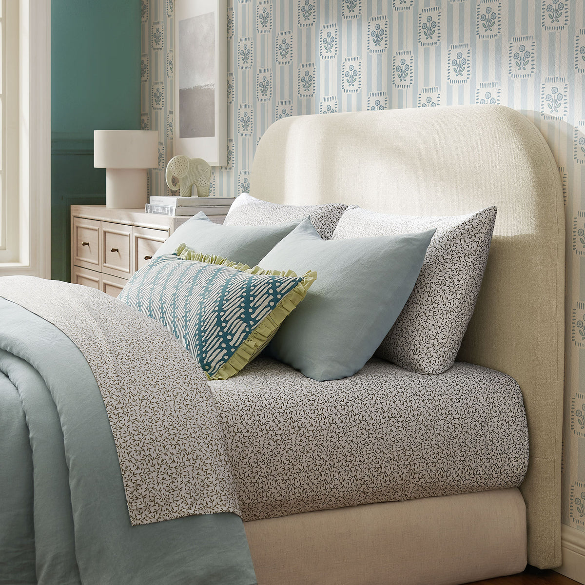 Keynote Upholstered Fabric Headboard