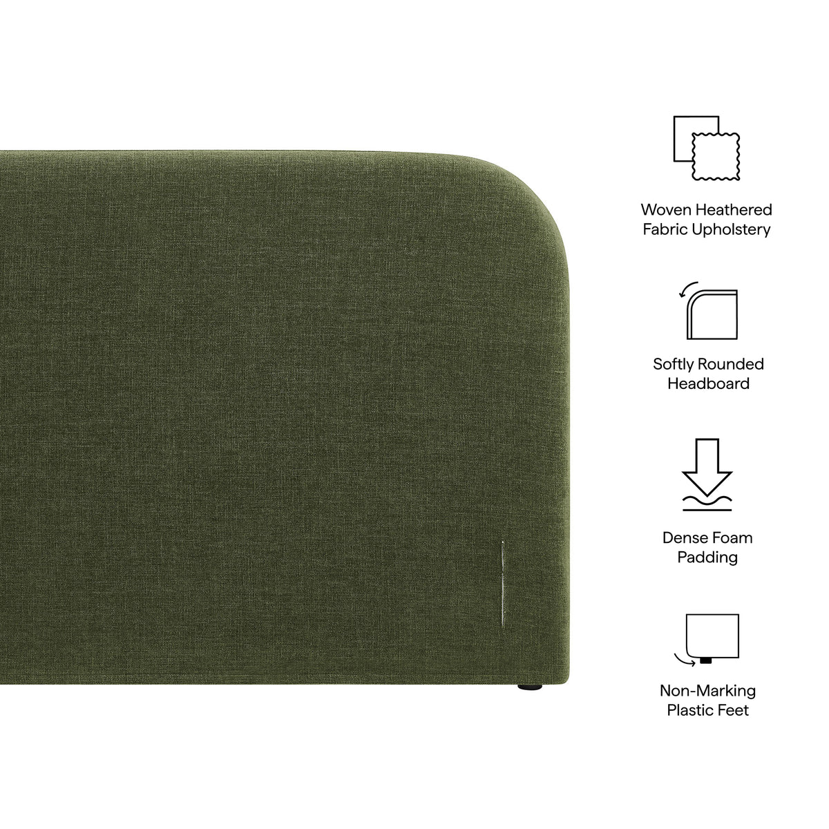 Keynote Upholstered Fabric Headboard