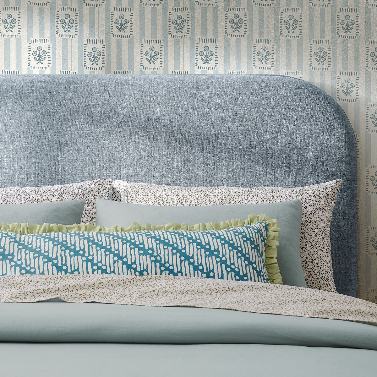 Keynote Upholstered Fabric Headboard
