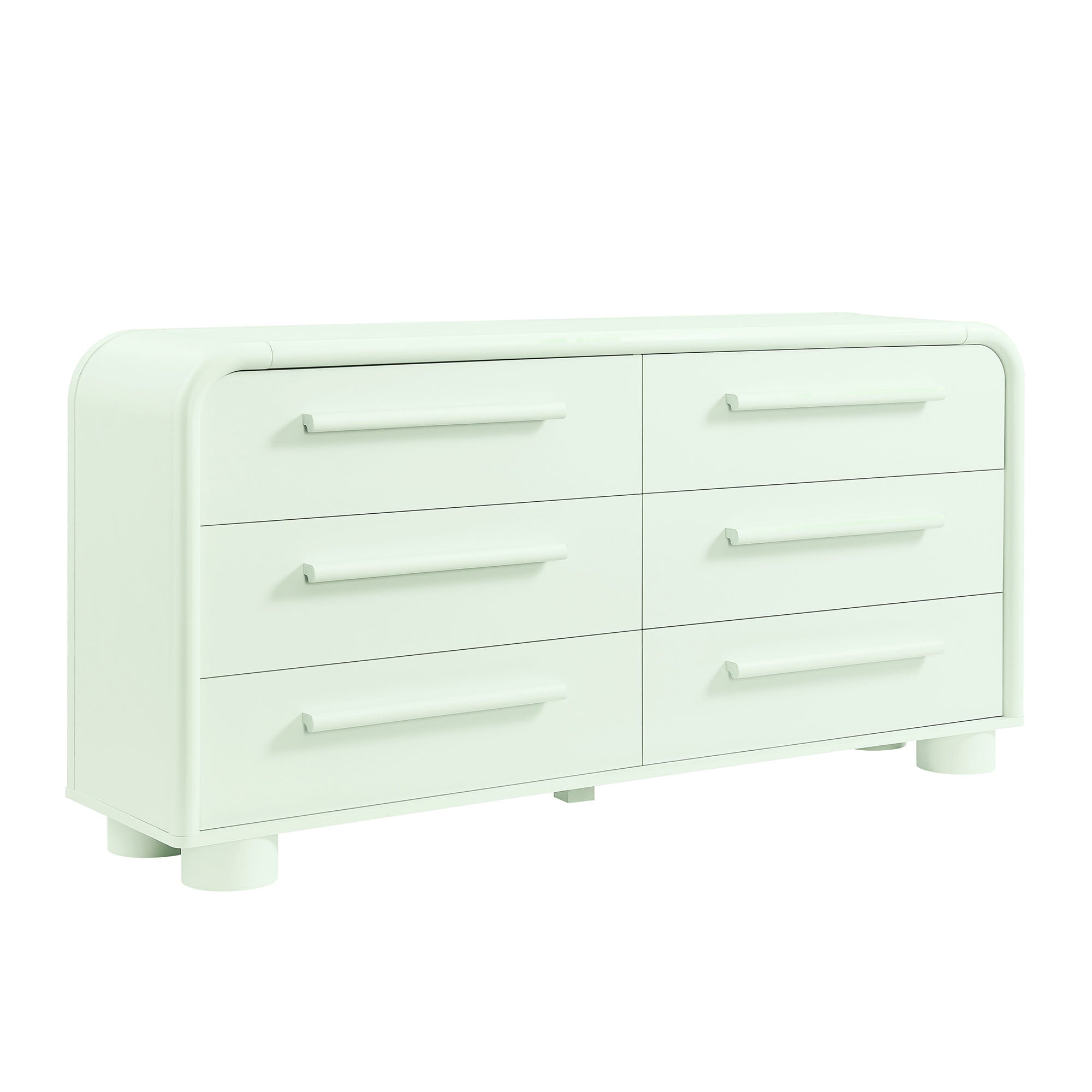 Bellamy Curved 6-Drawer Dresser