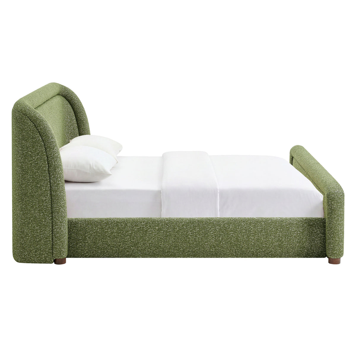 Tasmin Upholstered Fabric Platform Bed