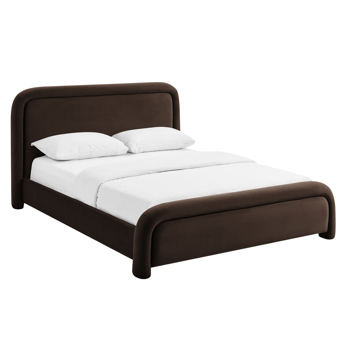 Beck Performance Velvet Platform Bed