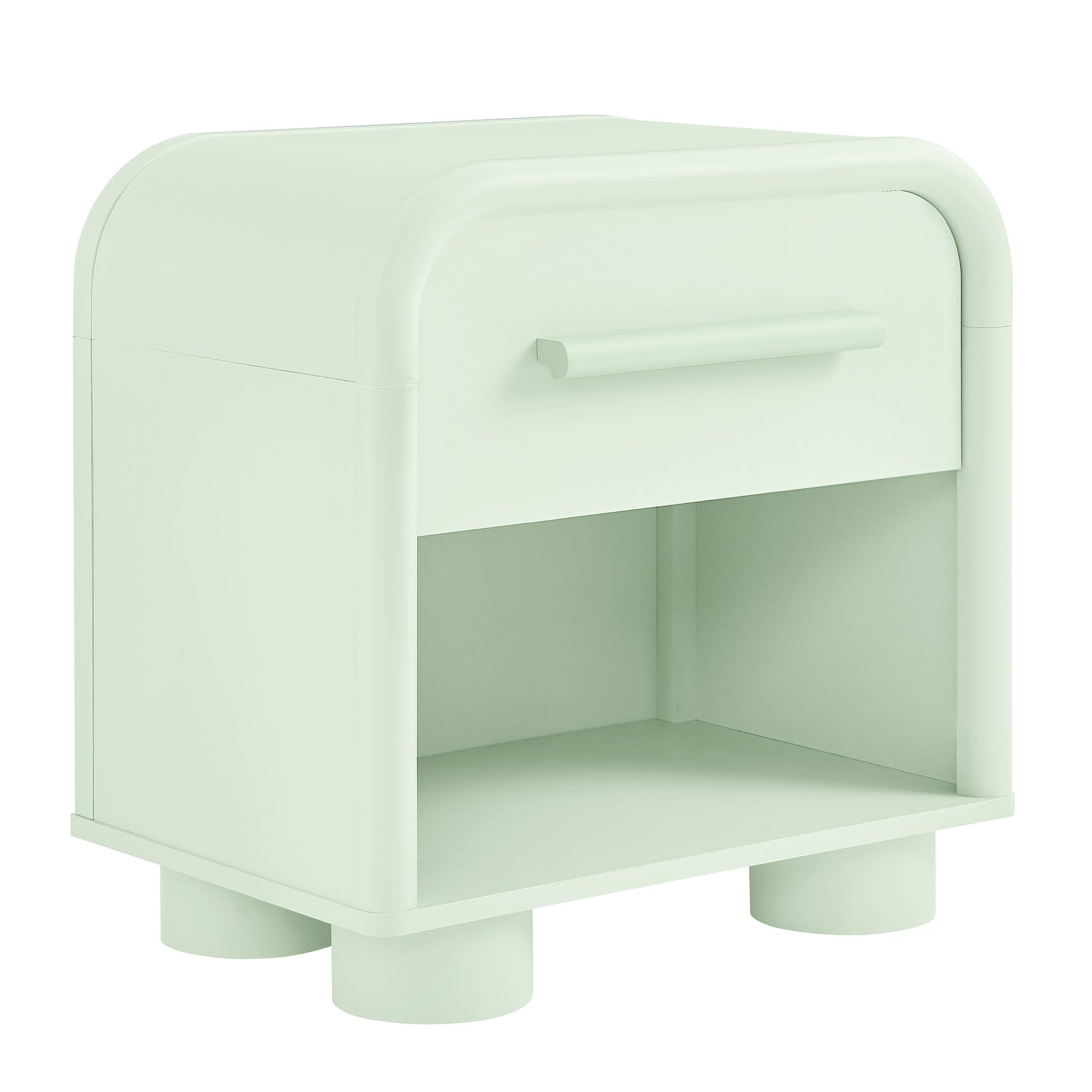 Bellamy Curved 1-Drawer Nightstand