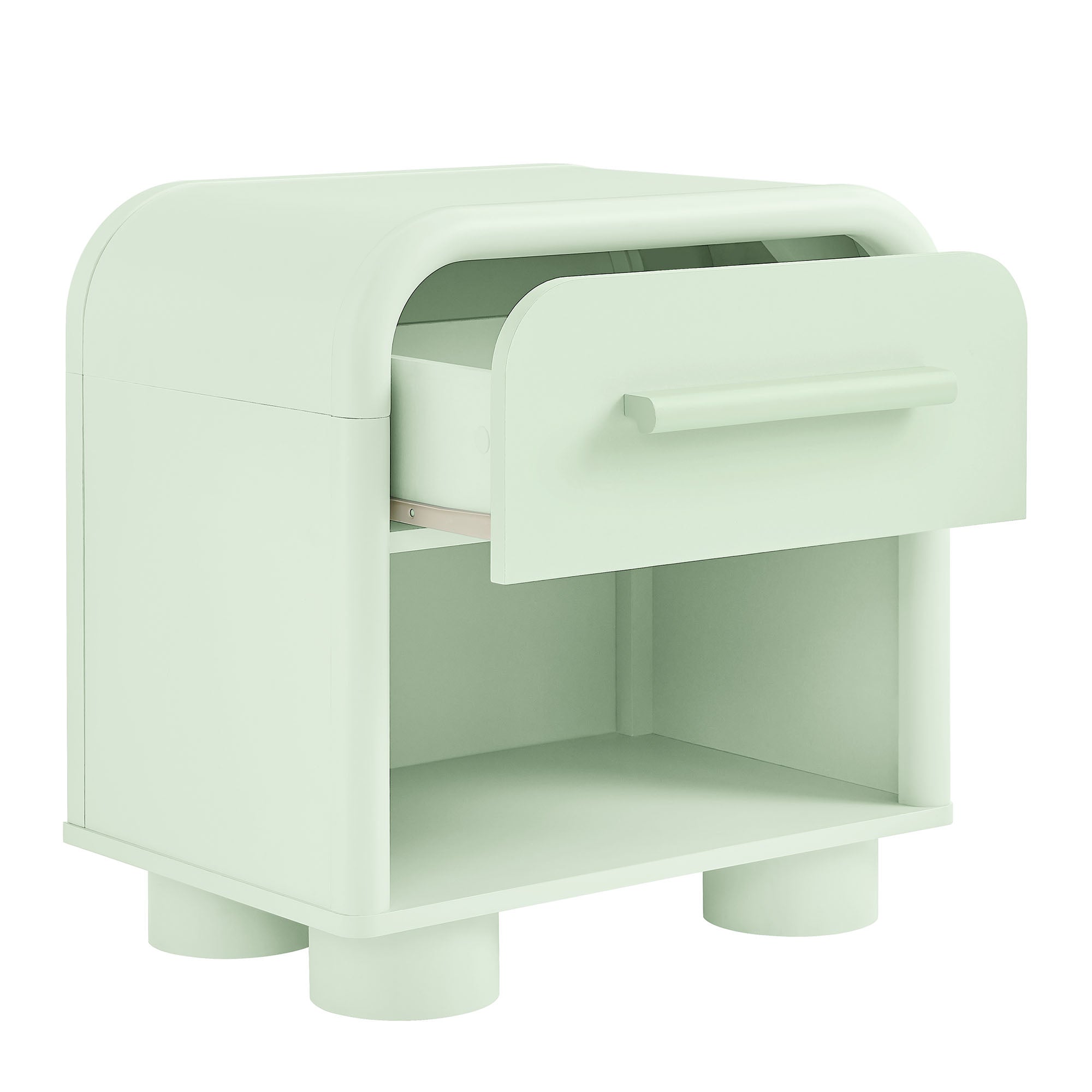 Bellamy Curved 1-Drawer Nightstand