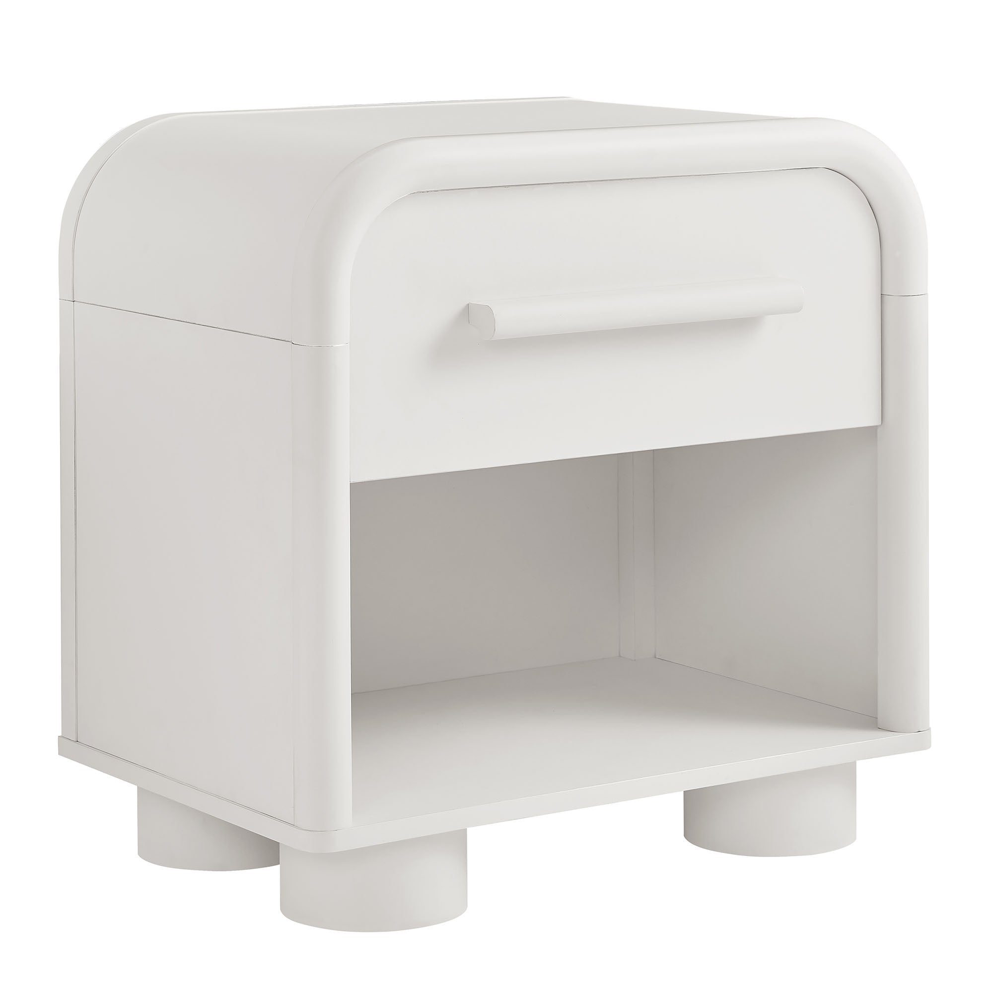 Bellamy Curved 1-Drawer Nightstand
