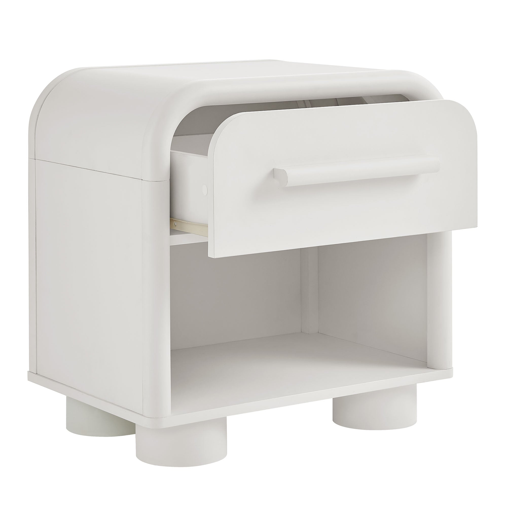 Bellamy Curved 1-Drawer Nightstand