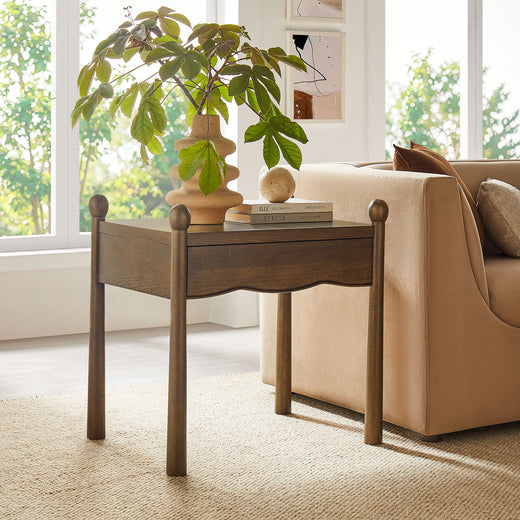 Darcy Wood Nightstand or Side Table