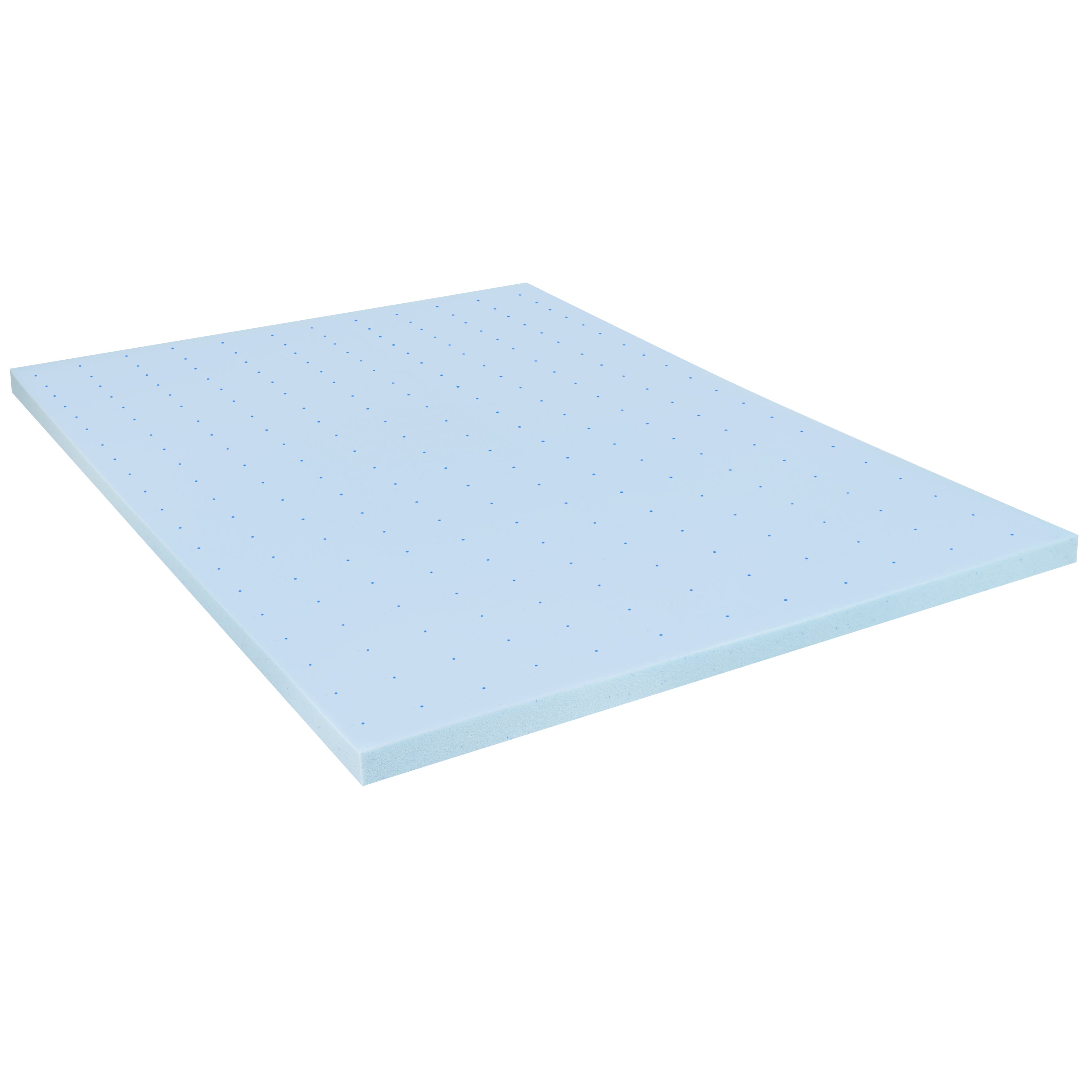 Capri Comfortable Sleep 2 inch Cooling Gel Memory Foam Mattress Topper