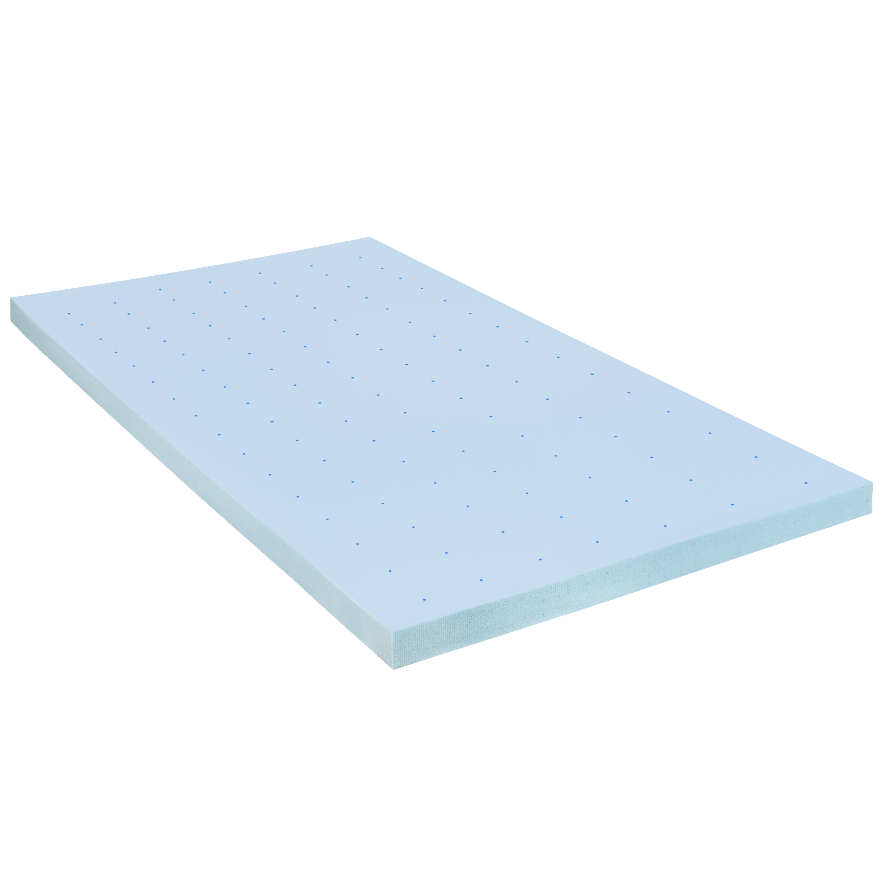 Capri Comfortable Sleep 3 inch Cooling Gel Memory Foam Mattress Topper