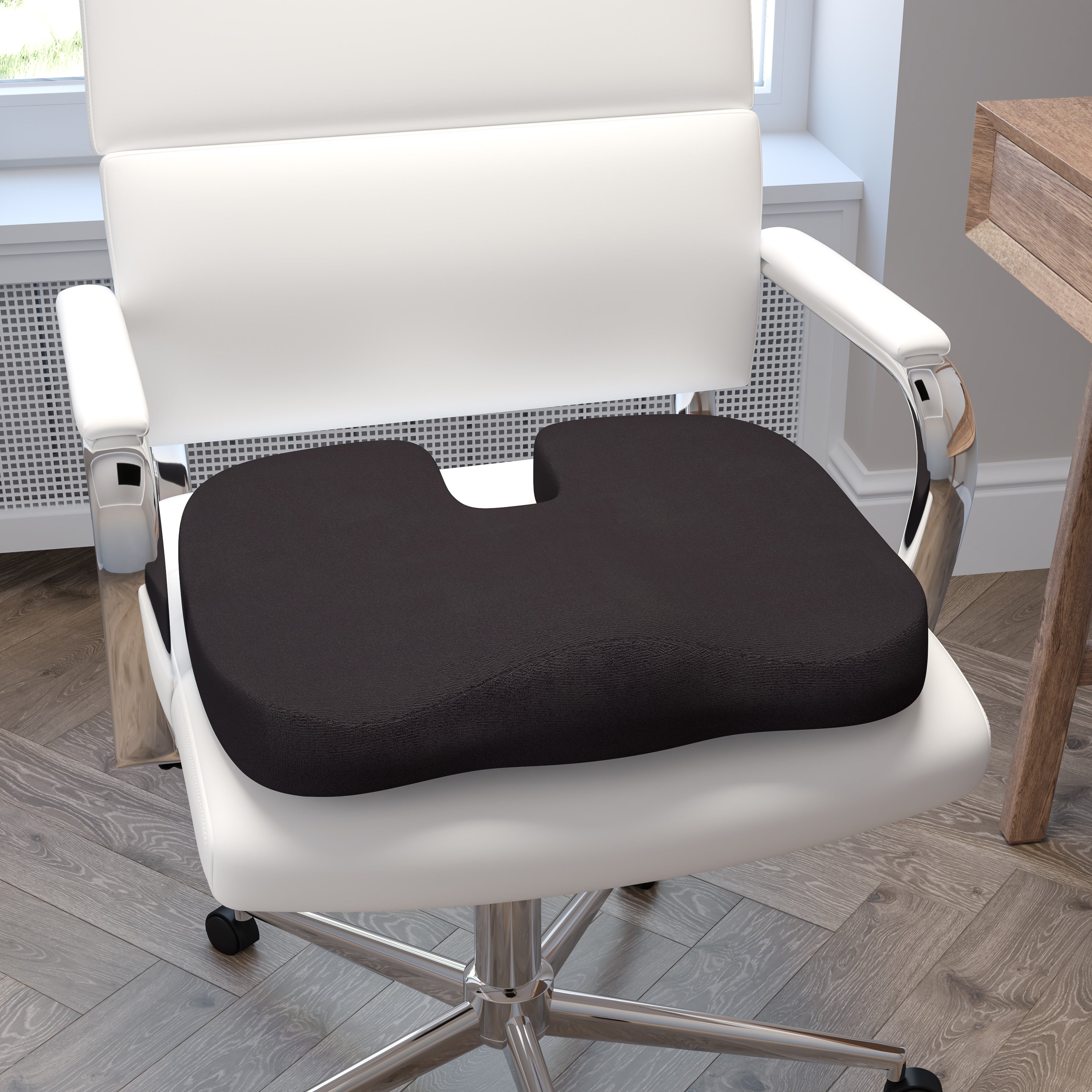 Seat Cushion for Office Chair - 100% CertiPUR-US Certified Memory Foam - Pillow for Sitting-Chair Cushion-Flash Furniture-Wall2Wall Furnishings