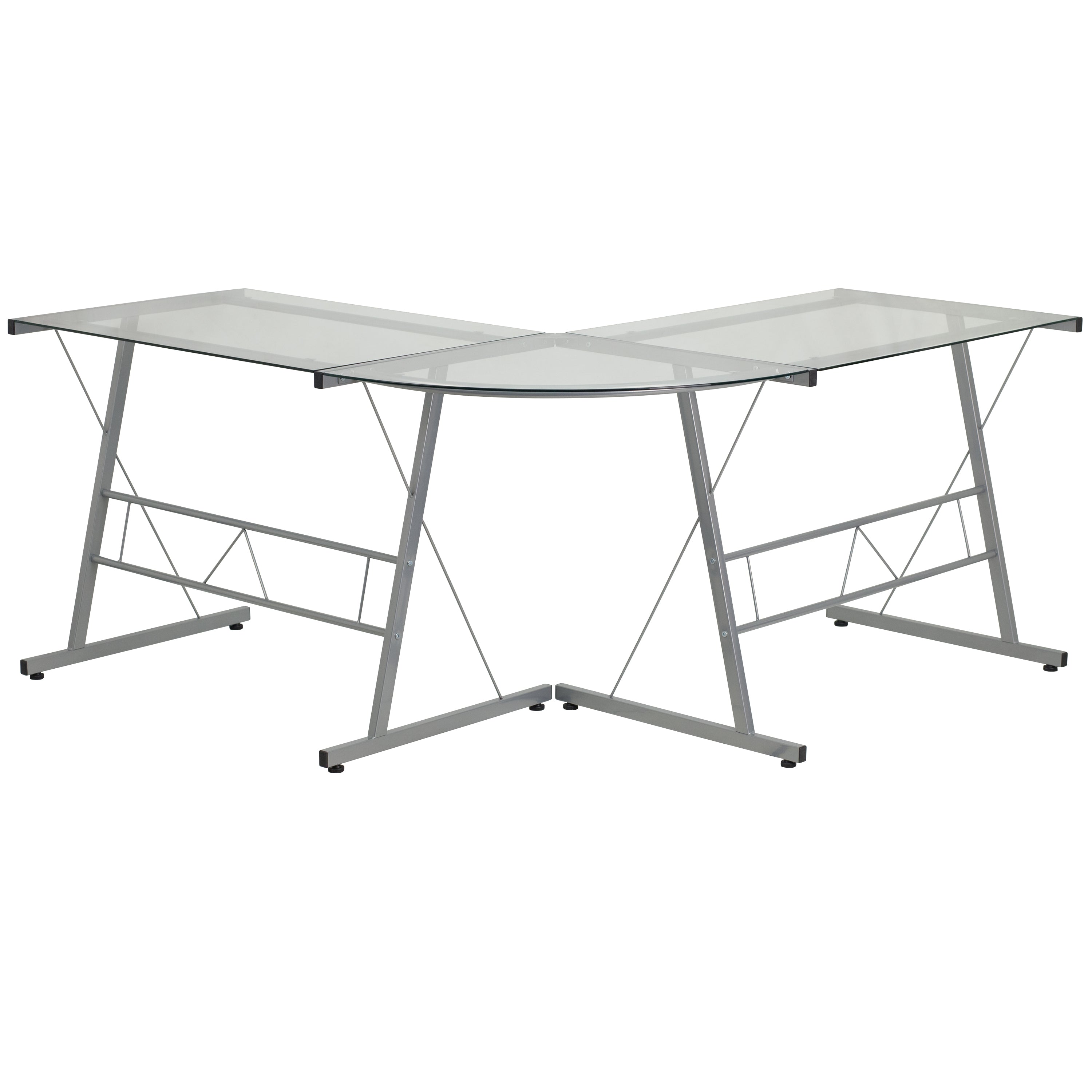 L-Shaped Desk 83.5" Computer Corner Desk, Gaming Corner Desk, Home Office Corner Desk, Gaming Desk, Space Saving, Easy to Assemble