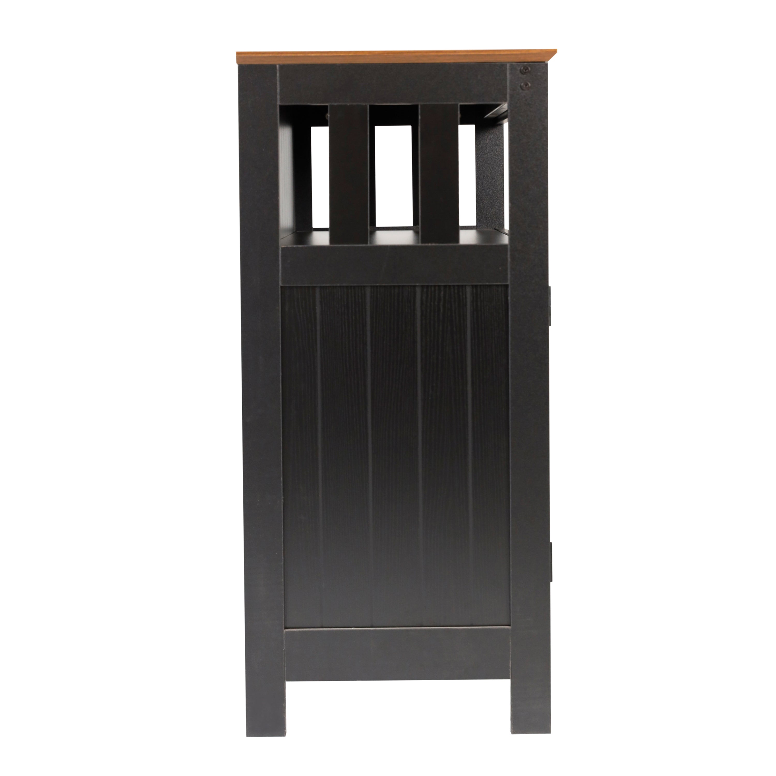 Mayfield Classic Buffet and Sideboard with Double Door Storage Cabinet and Open Storage Shelf