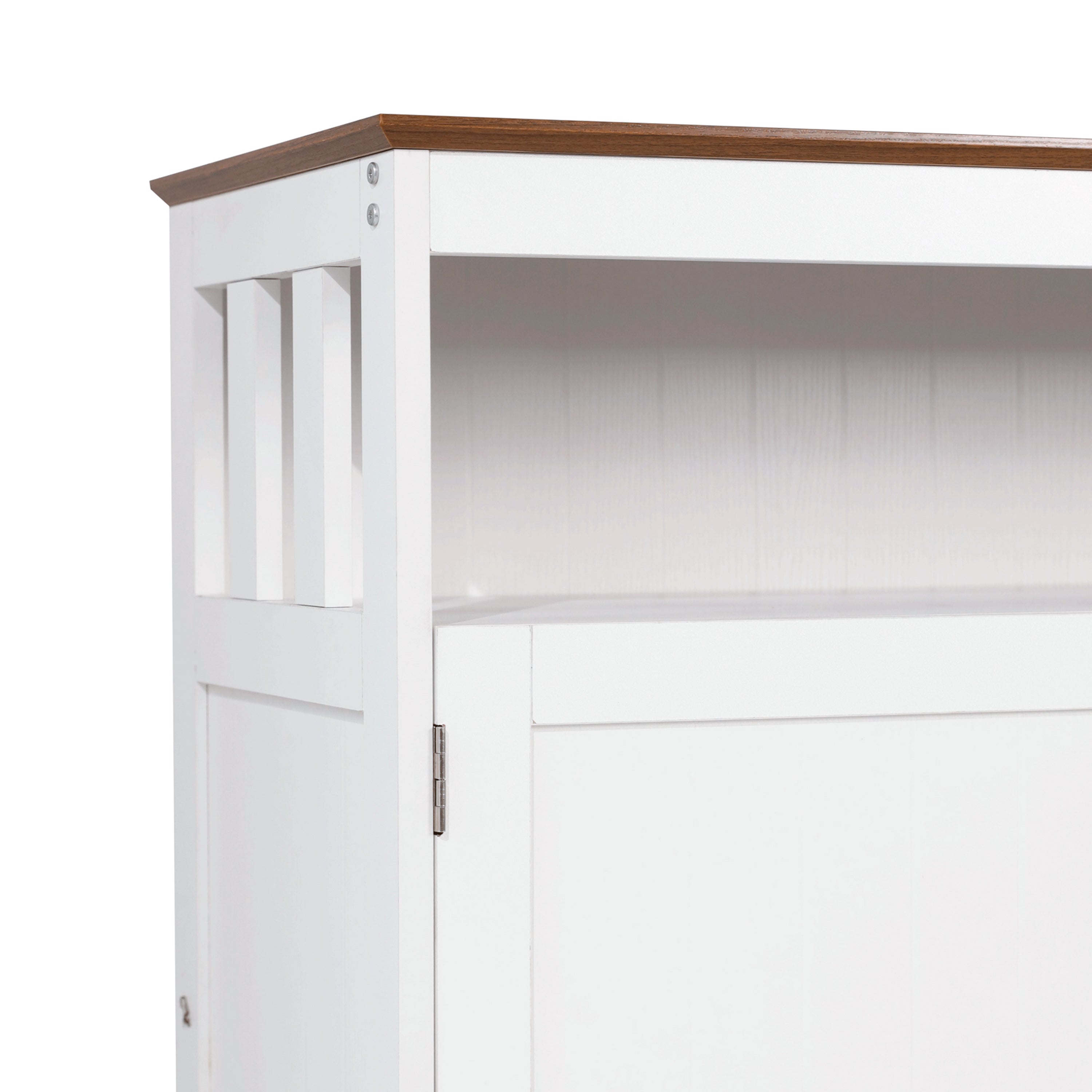 Mayfield Classic Buffet and Sideboard with Double Door Storage Cabinet and Open Storage Shelf