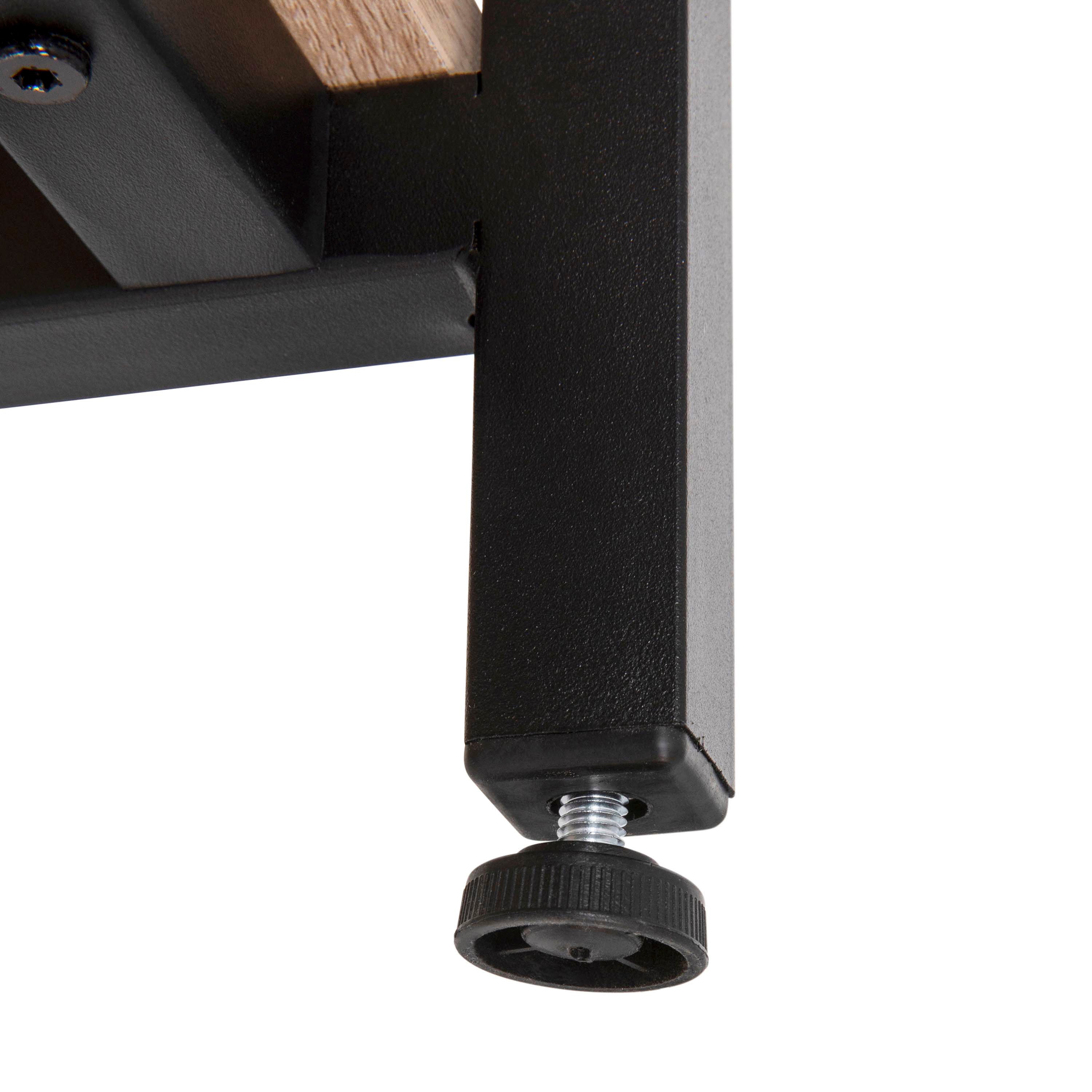 Finley Modern Industrial 2 Tier Coffee Table