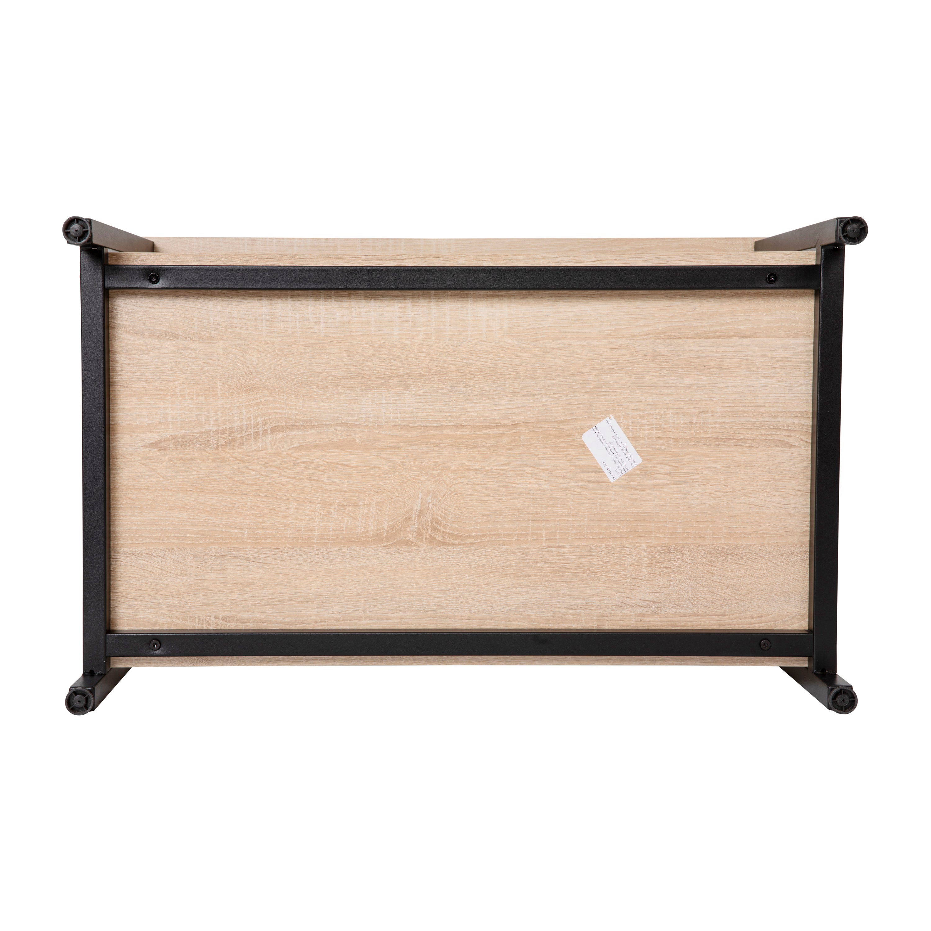 Finley Modern Industrial 2 Tier Coffee Table