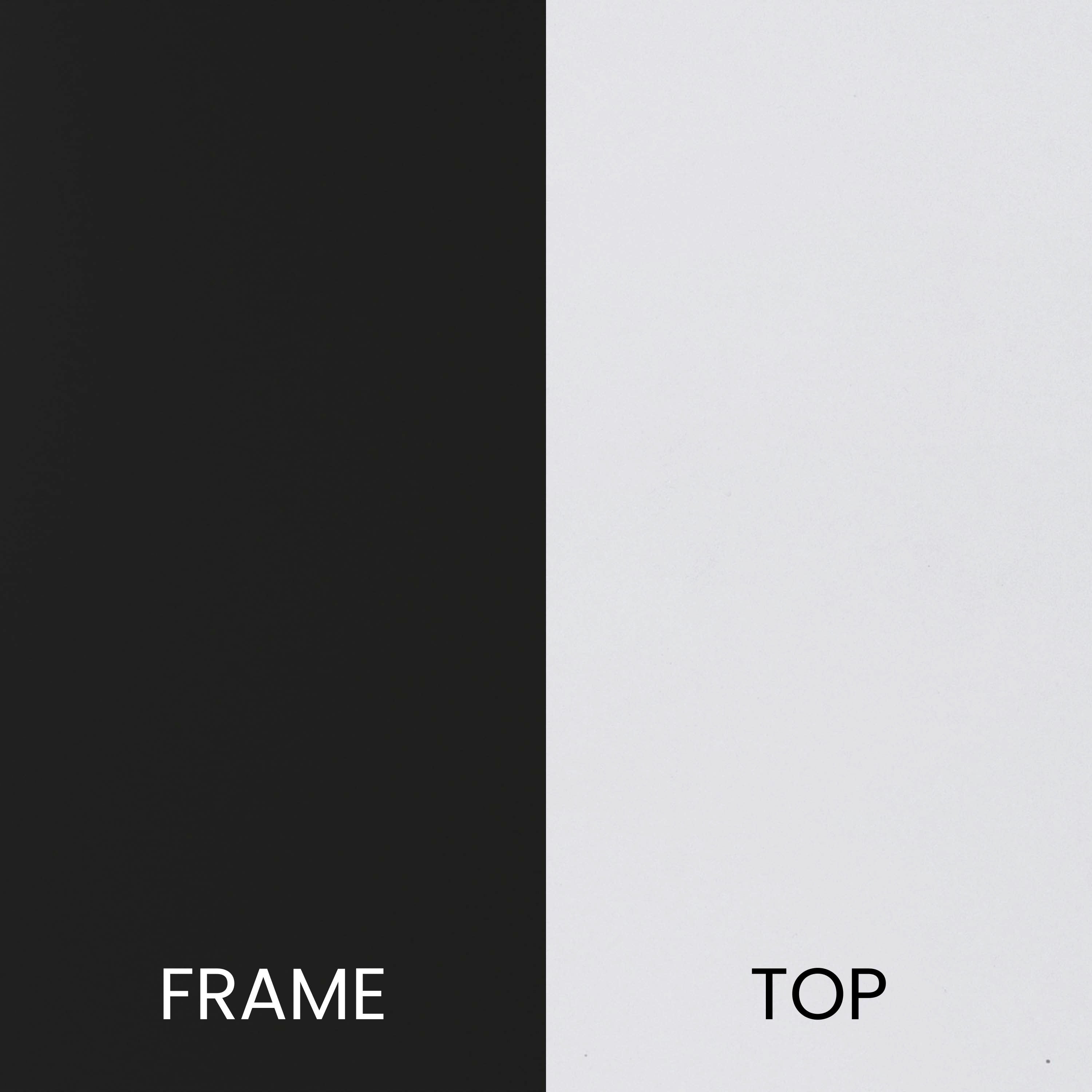 Hampstead Collection End Table - Modern Laminate Accent Table with Crisscross Frame