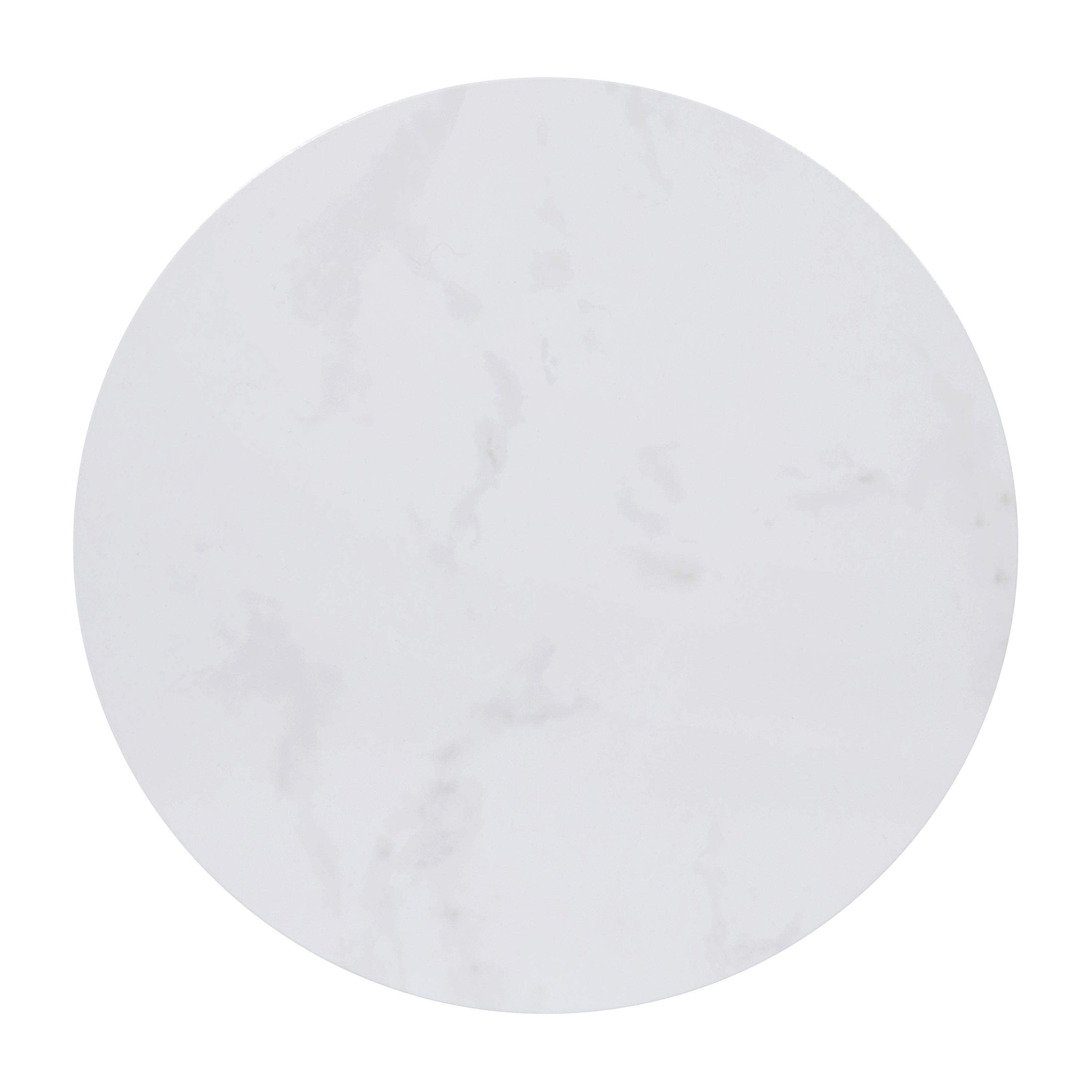 Hampstead Collection End Table - Modern Laminate Accent Table with Crisscross Frame