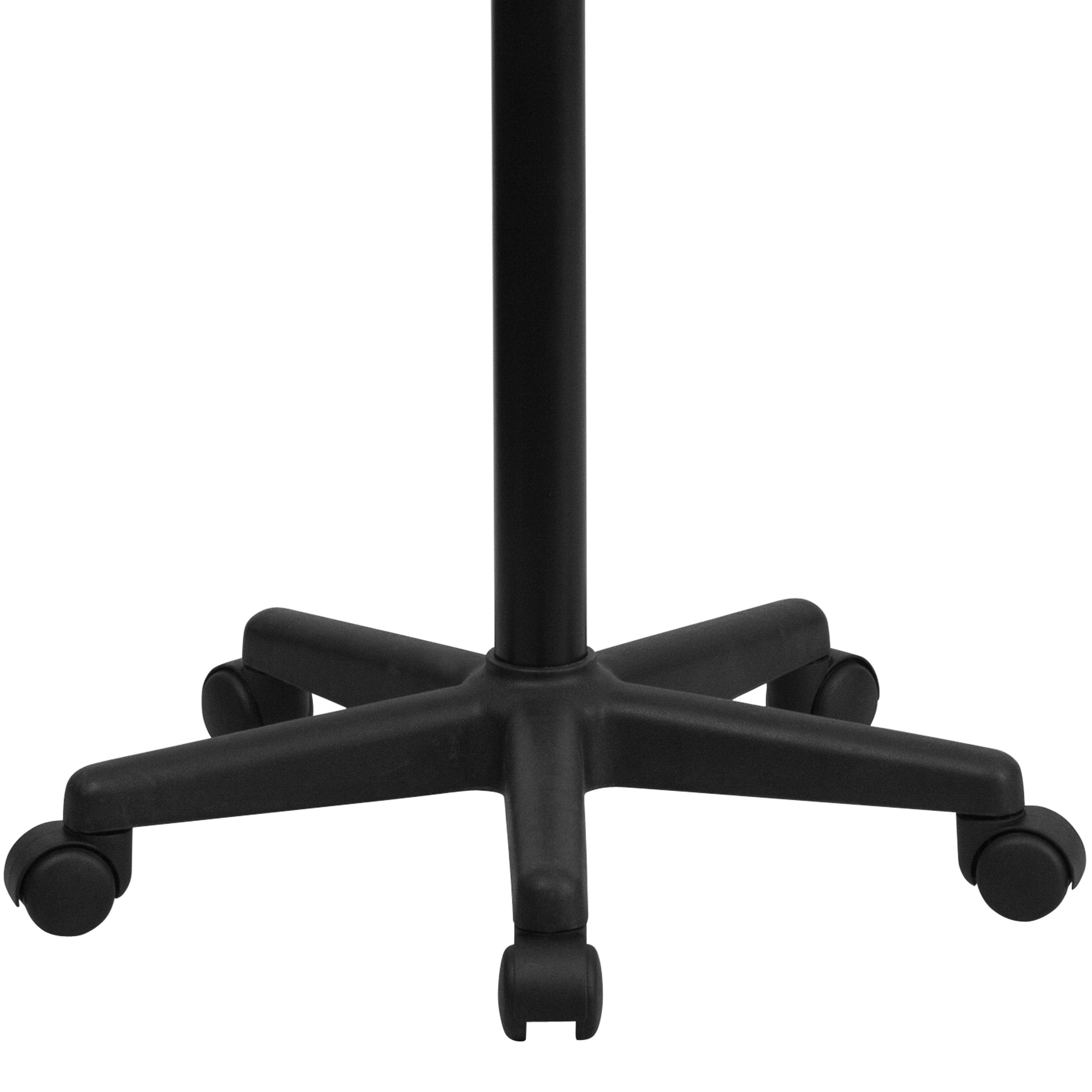 Sit to Stand Mobile Laptop Computer Desk - Portable Rolling Standing Desk