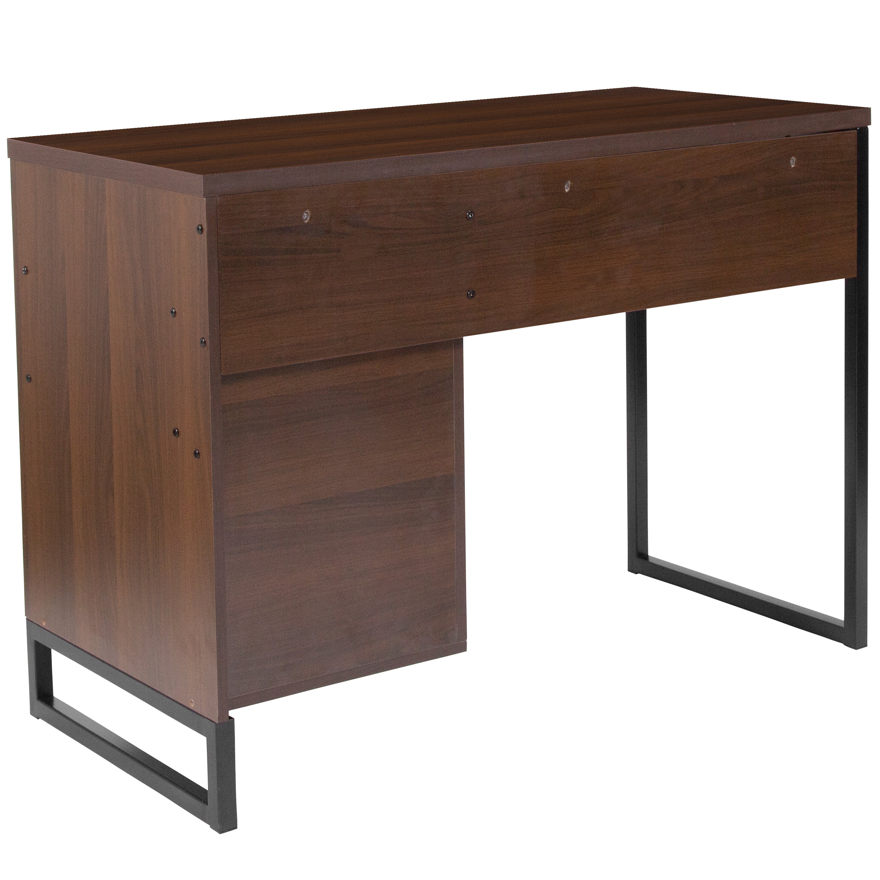 Northbrook Wood Grain Finish Computer Desk with Metal Frame