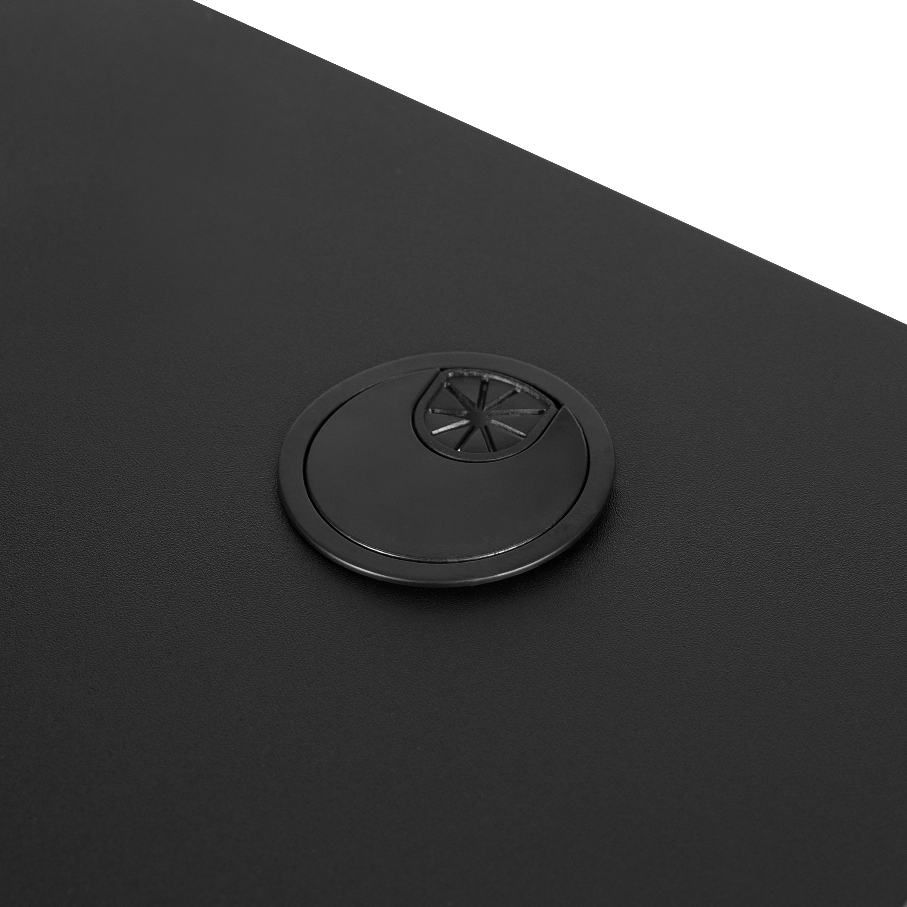 Gaming Ergonomic Desk with Cup Holder and Headphone Hook