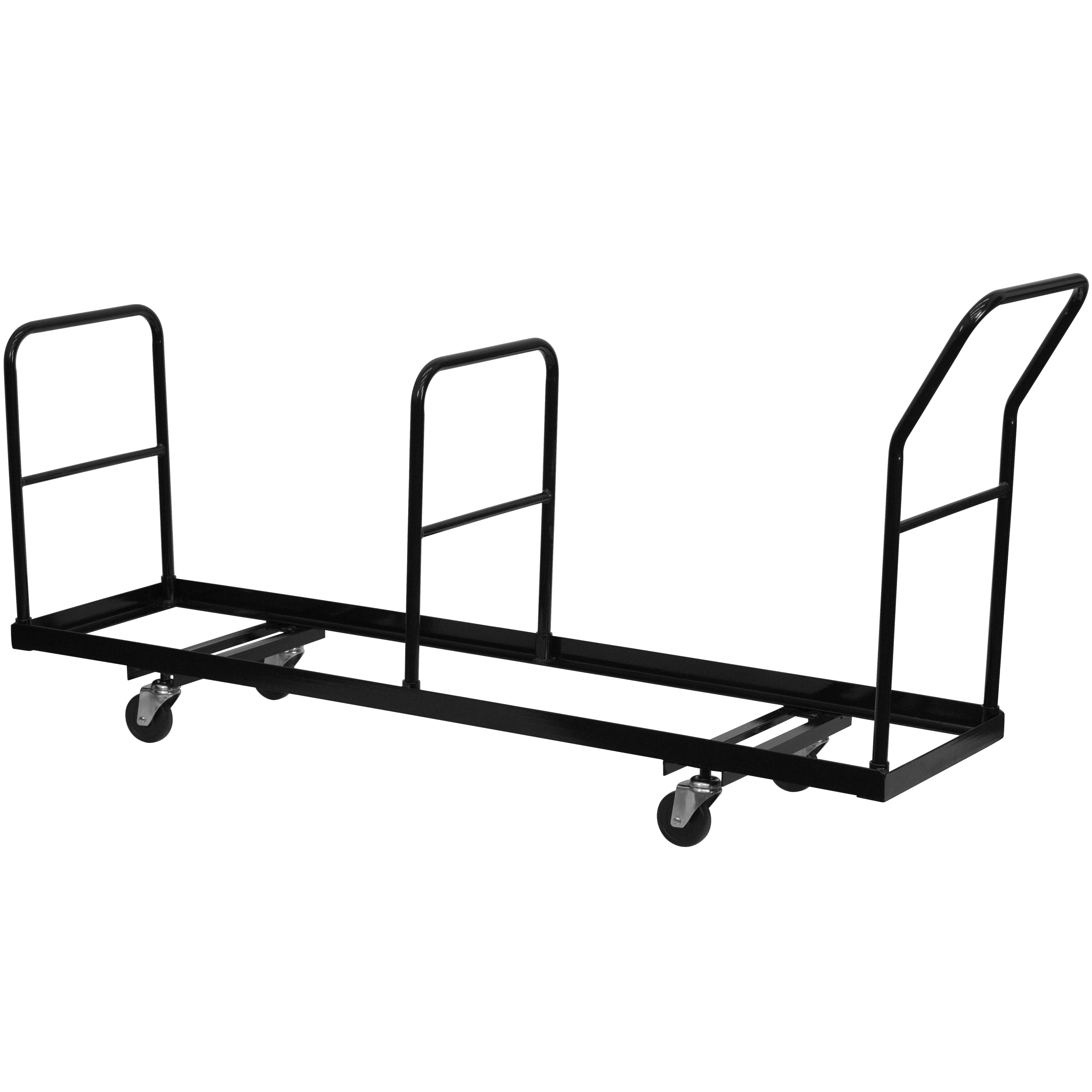Vertical Storage Folding Chair Dolly - 35 Chair Capacity-Folding Chair Dollies-Flash Furniture-Wall2Wall Furnishings