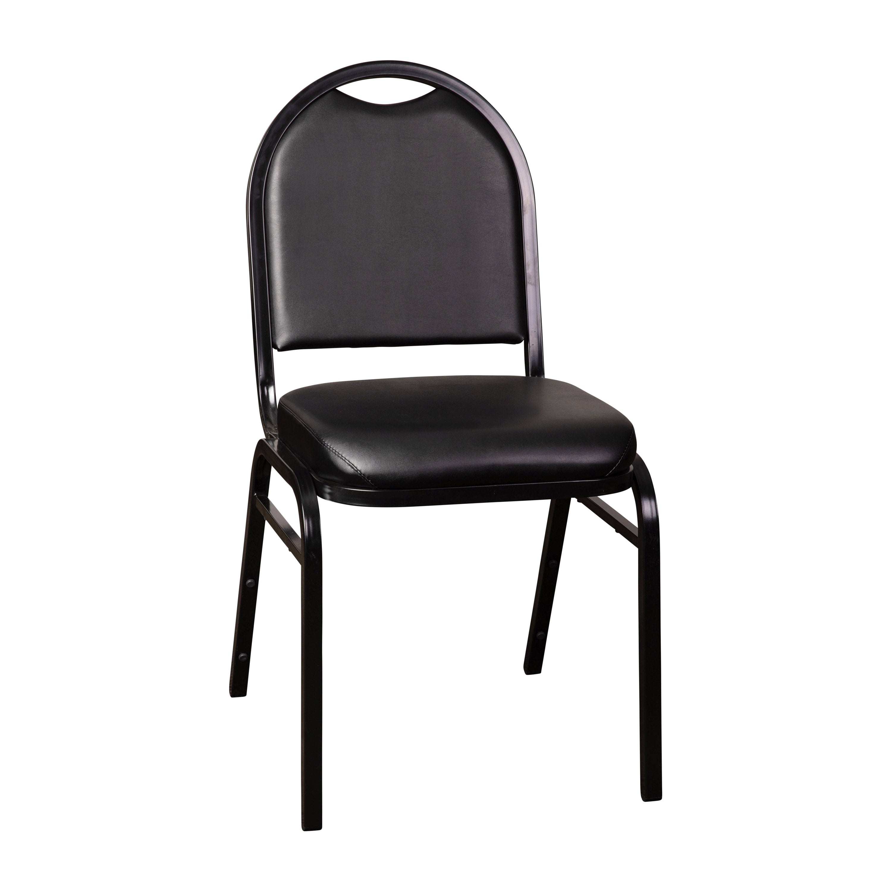 HERCULES Series Commercial Grade 500 LB. Capacity Dome Back Stacking Banquet Chair with Metal Frame-Banquet Stack Chair-Flash Furniture-Wall2Wall Furnishings