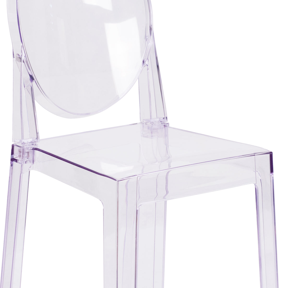 Ghost Chair with Oval Back