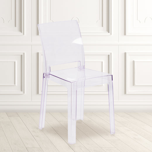 Ghost Chair with Square Back