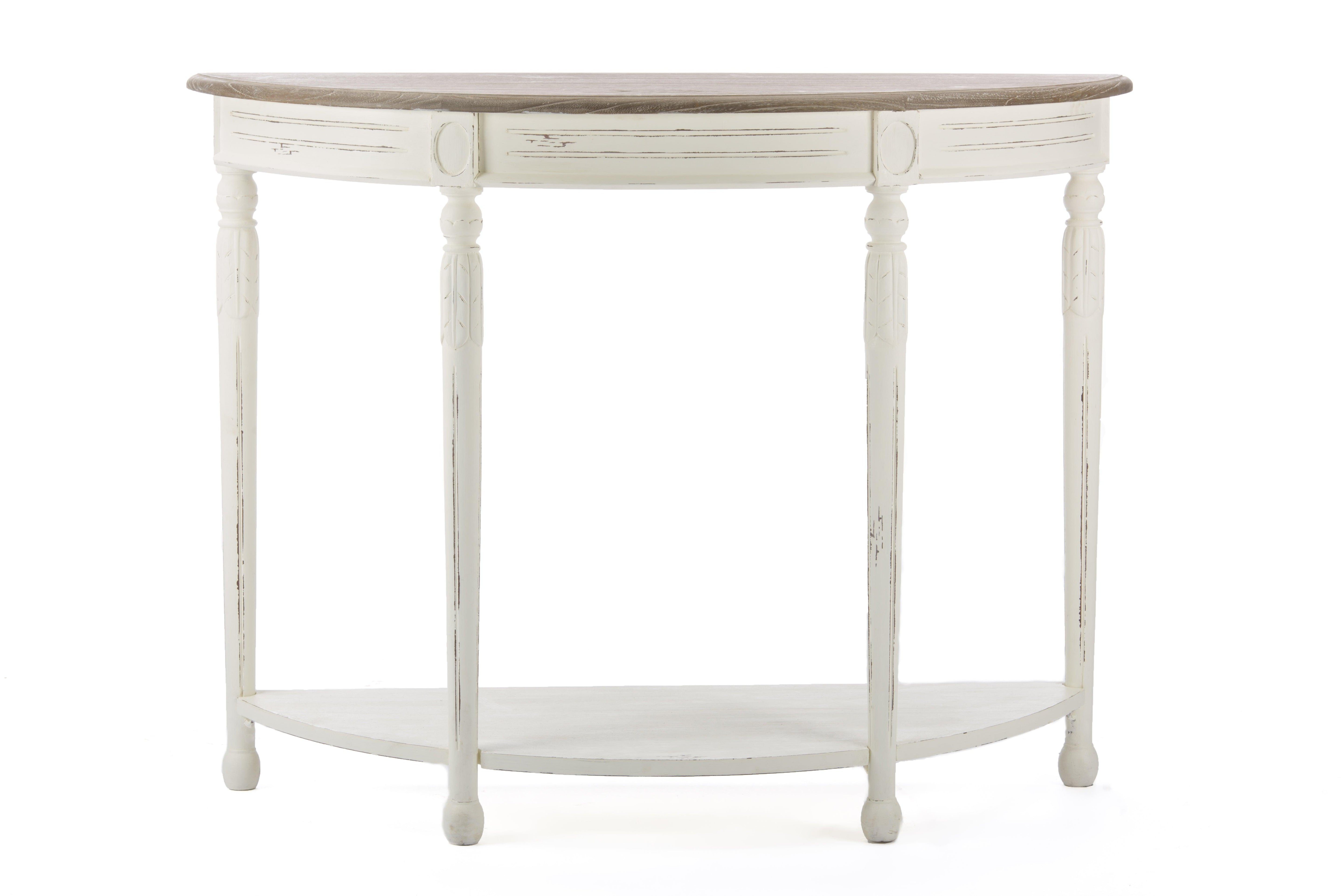 Vologne Traditional Wood French Console Table