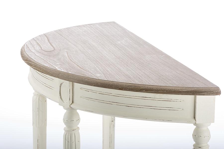 Vologne Traditional Wood French Console Table