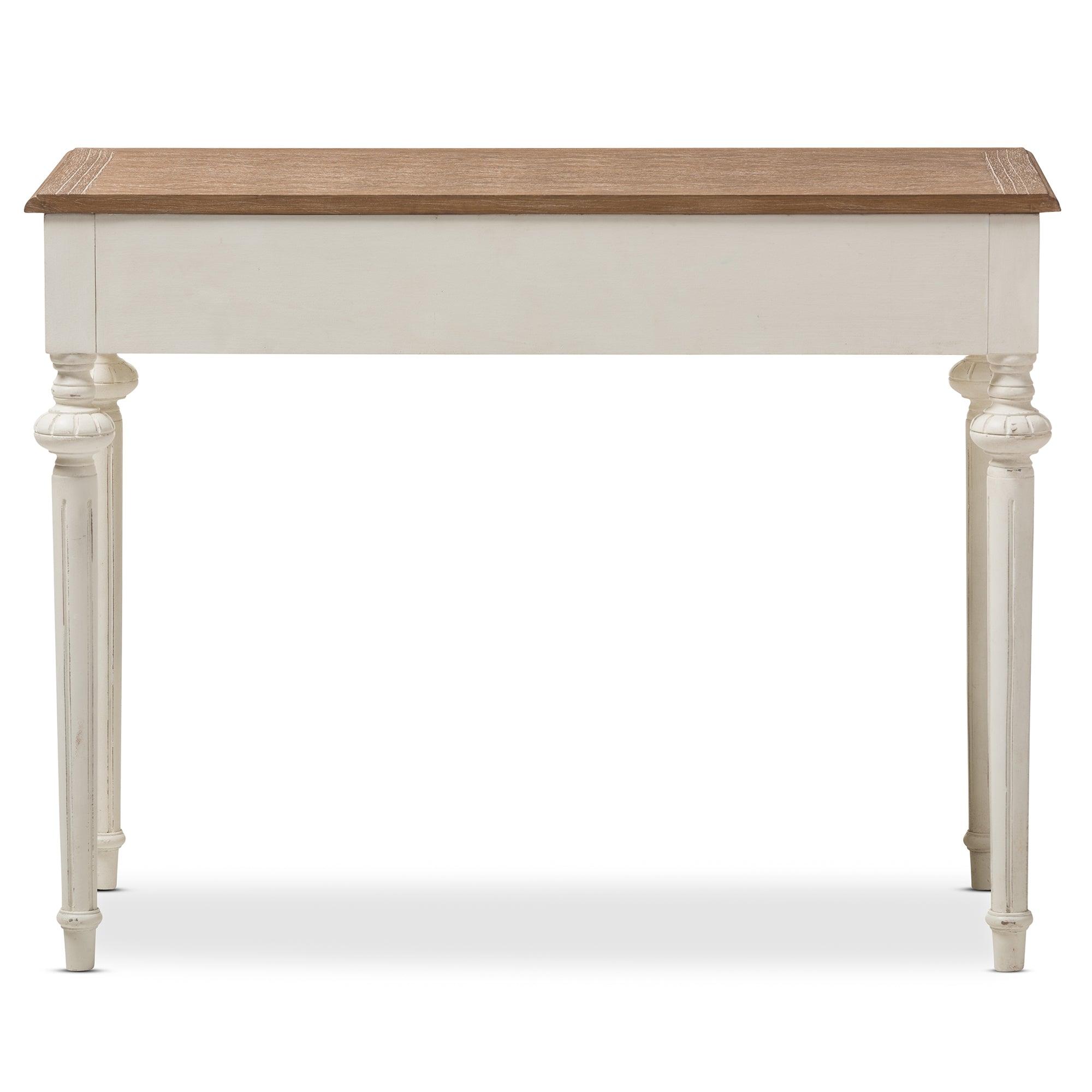 Marquetterie French Provincial Weathered and wash Writing Desk