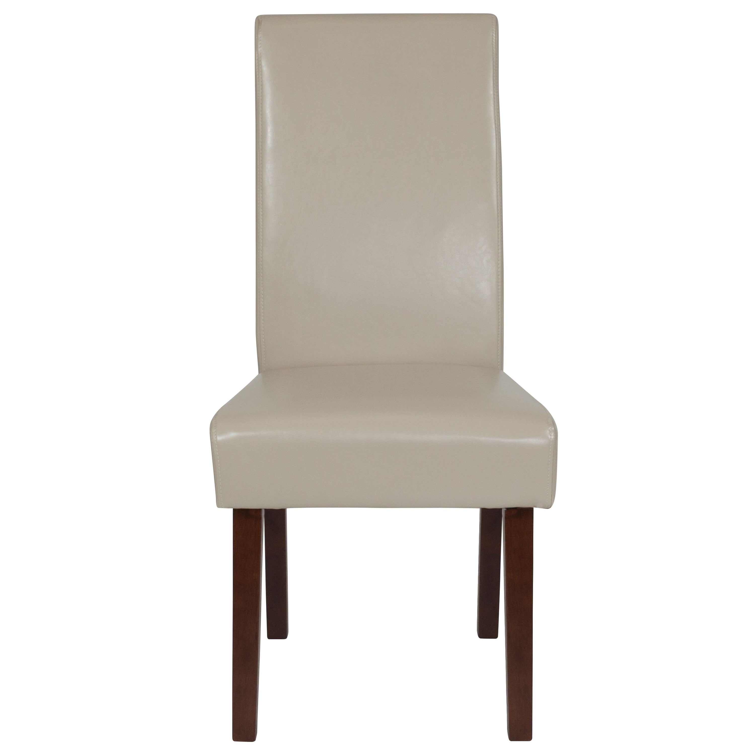 Greenwich Series Upholstered Panel Back Mid-Century Parsons Dining Chair-Dining Chair-Flash Furniture-Wall2Wall Furnishings