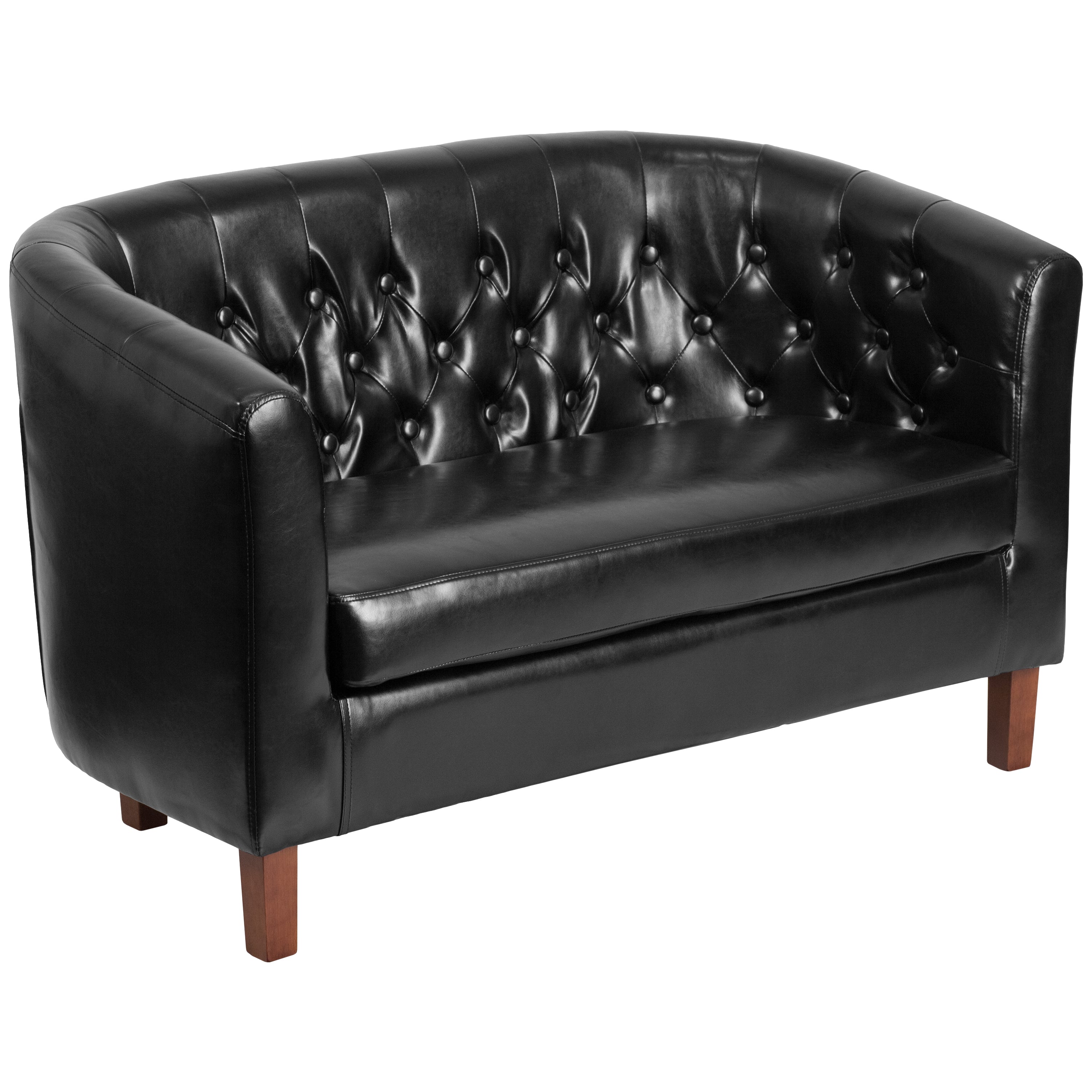 HERCULES Colindale Series Tufted Loveseat-Reception Loveseat-Flash Furniture-Wall2Wall Furnishings