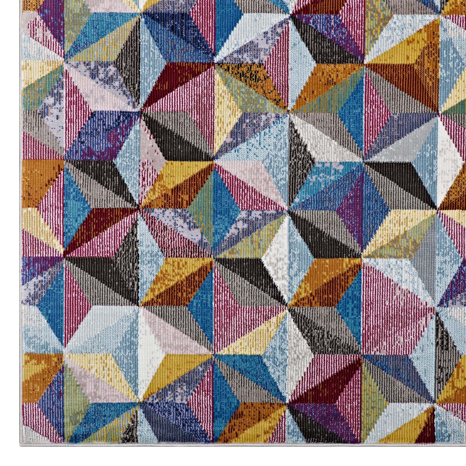 Arisa Geometric Hexagon Mosaic 4x6 Area Rug-Indoor Area Rug-Modway-Wall2Wall Furnishings