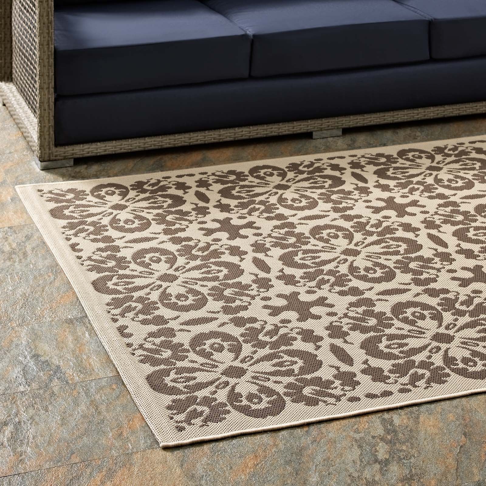 Ariana Vintage Floral Trellis 5x8 Indoor and Outdoor Area Rug-Indoor and Outdoor Area Rug-Modway-Wall2Wall Furnishings