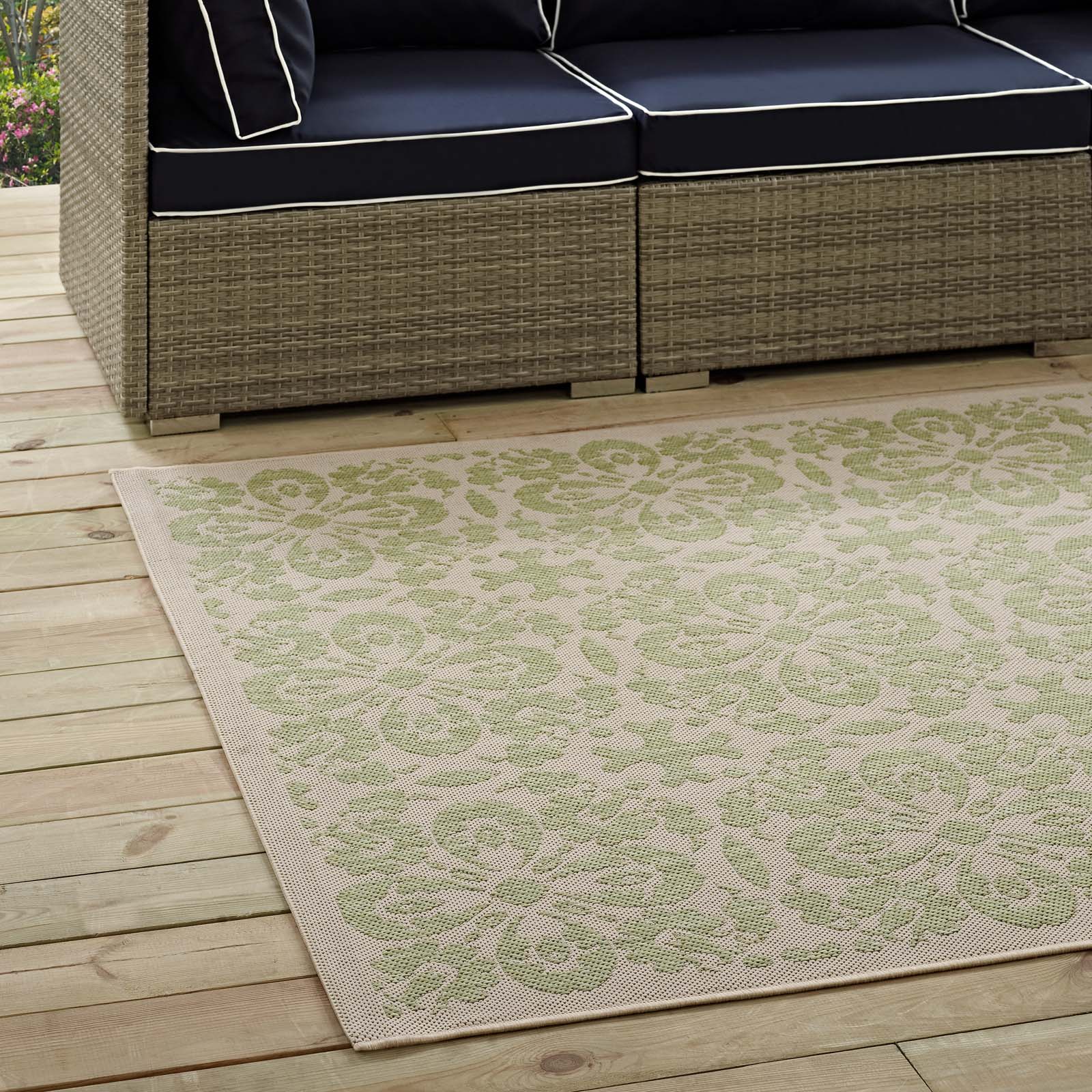 Ariana Vintage Floral Trellis 5x8 Indoor and Outdoor Area Rug-Indoor and Outdoor Area Rug-Modway-Wall2Wall Furnishings