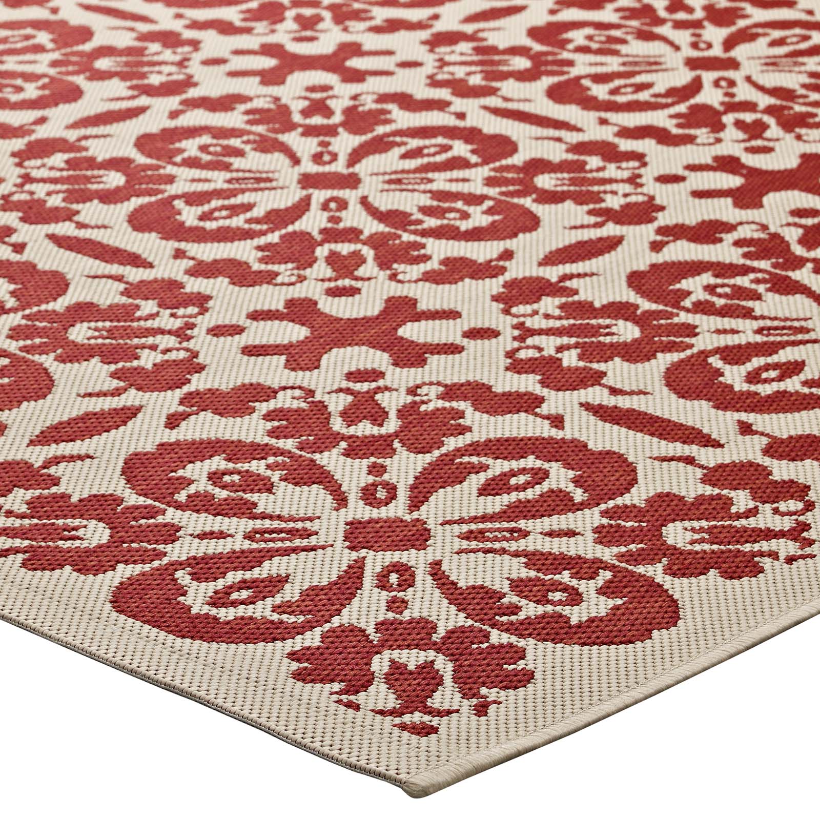 Ariana Vintage Floral Trellis 4x6 Indoor and Outdoor Area Rug-Indoor and Outdoor Area Rug-Modway-Wall2Wall Furnishings