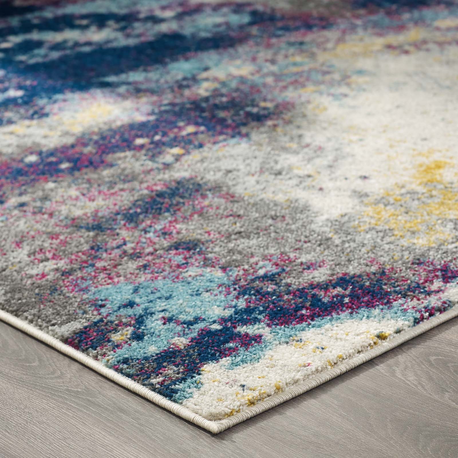 Entourage Adeline Contemporary Modern Abstract 8x10 Area Rug-Area Rug-Modway-Wall2Wall Furnishings