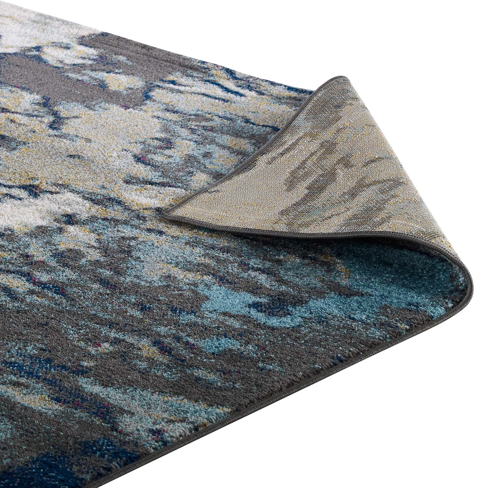 Entourage Foliage Contemporary Modern Abstract 8x10 Area Rug-Indoor Area Rug-Modway-Wall2Wall Furnishings