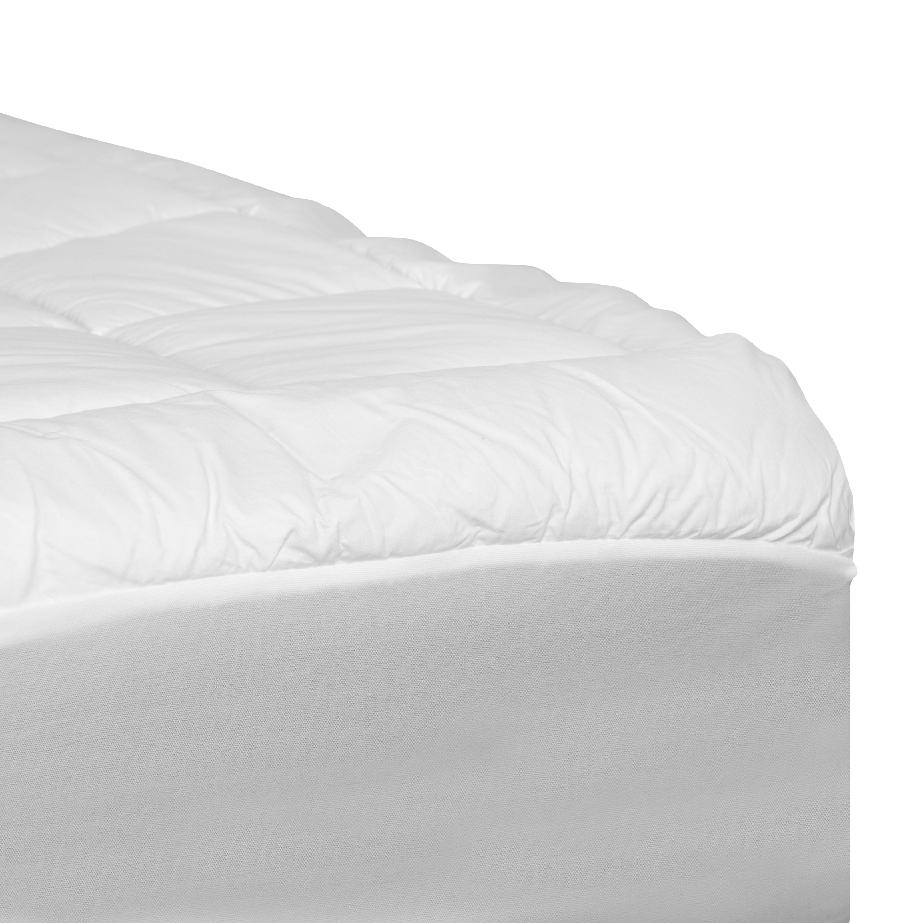 Capri Comfortable Sleep Mattress Pad - Cotton Top - Deep Pockets - Hypoallergenic