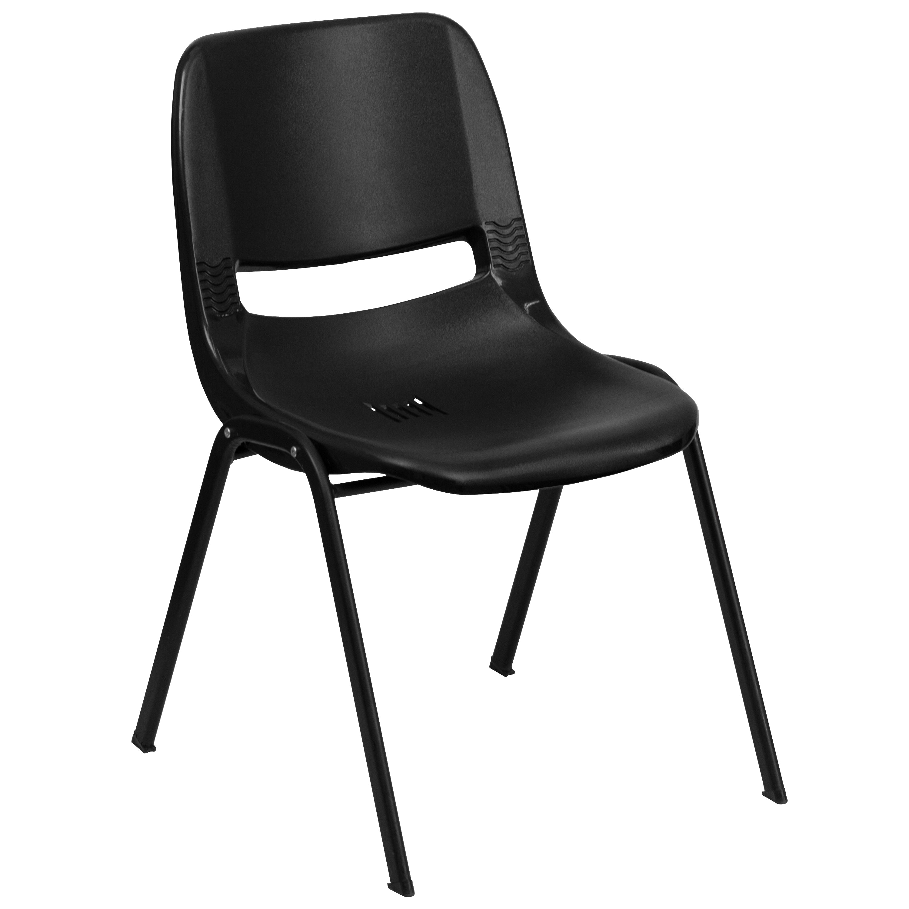 HERCULES Series 440 lb. Capacity Kid's Ergonomic Shell Stack Chair with 14" Seat Height-Plastic Stack Chair-Flash Furniture-Wall2Wall Furnishings