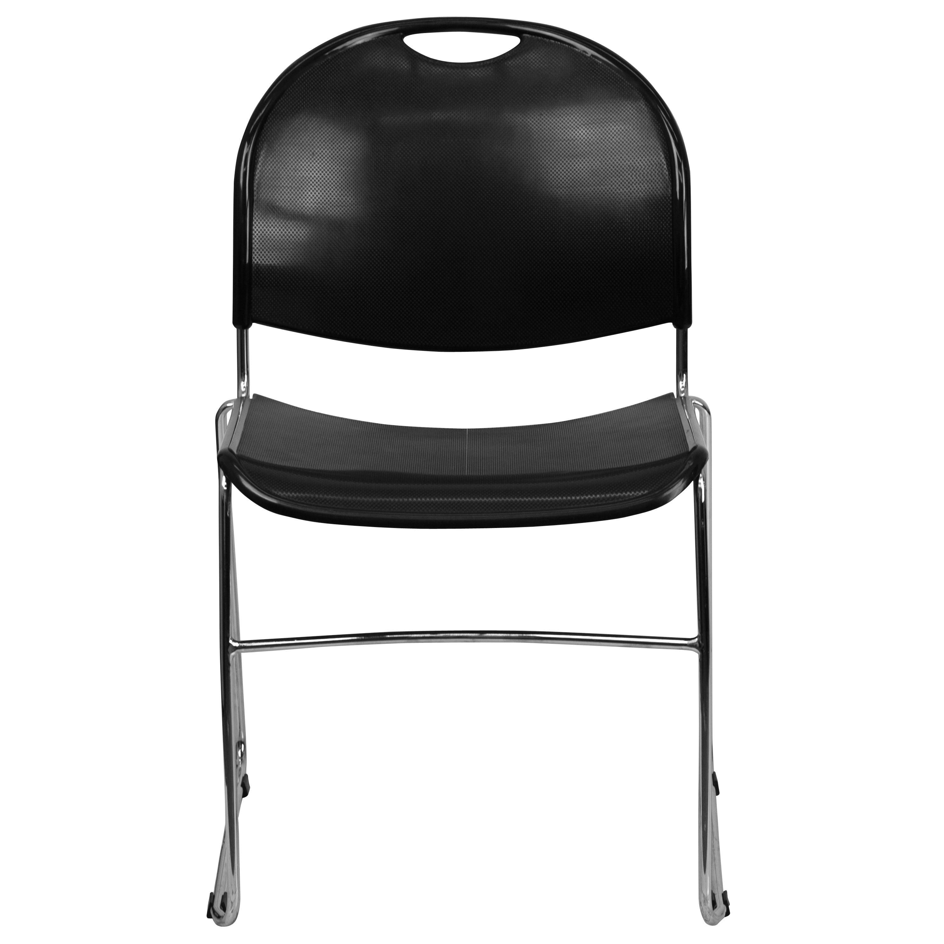 HERCULES Series 880 lb. Capacity Ultra-Compact Stack Chair with Metal Frame-Plastic Stack Chair-Flash Furniture-Wall2Wall Furnishings