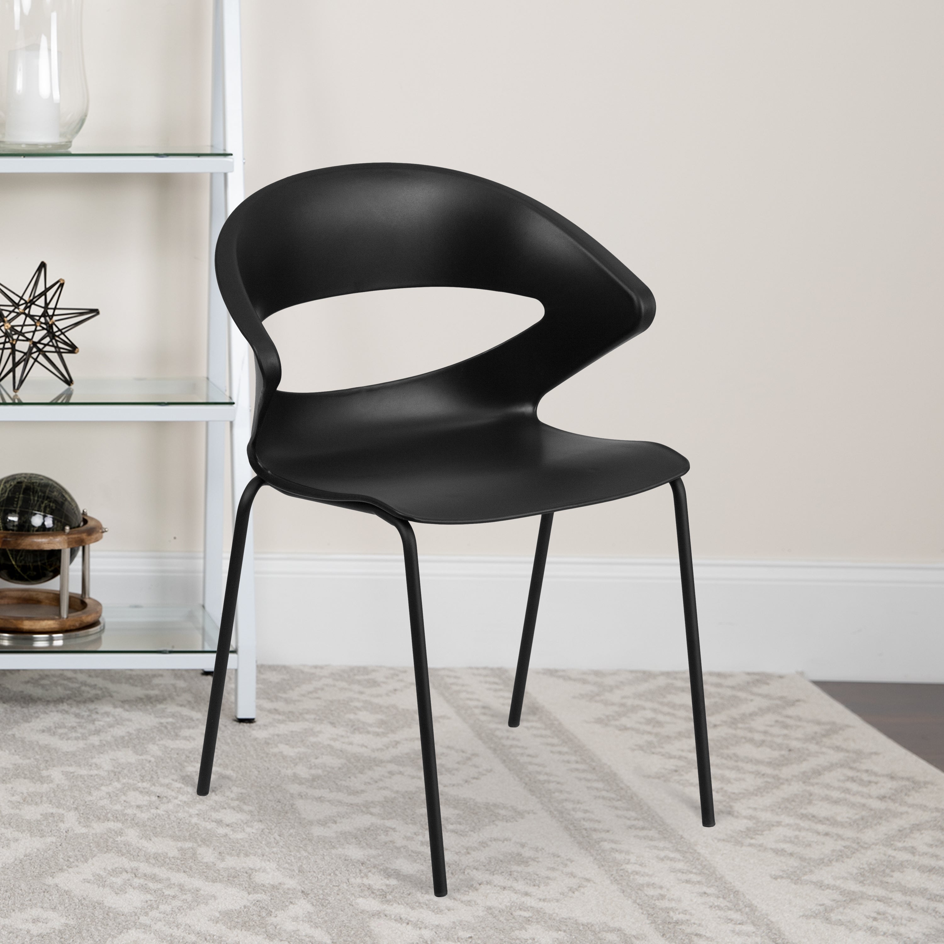HERCULES Series 440 lb. Capacity Stack Chair-Plastic Stack Chair-Flash Furniture-Wall2Wall Furnishings