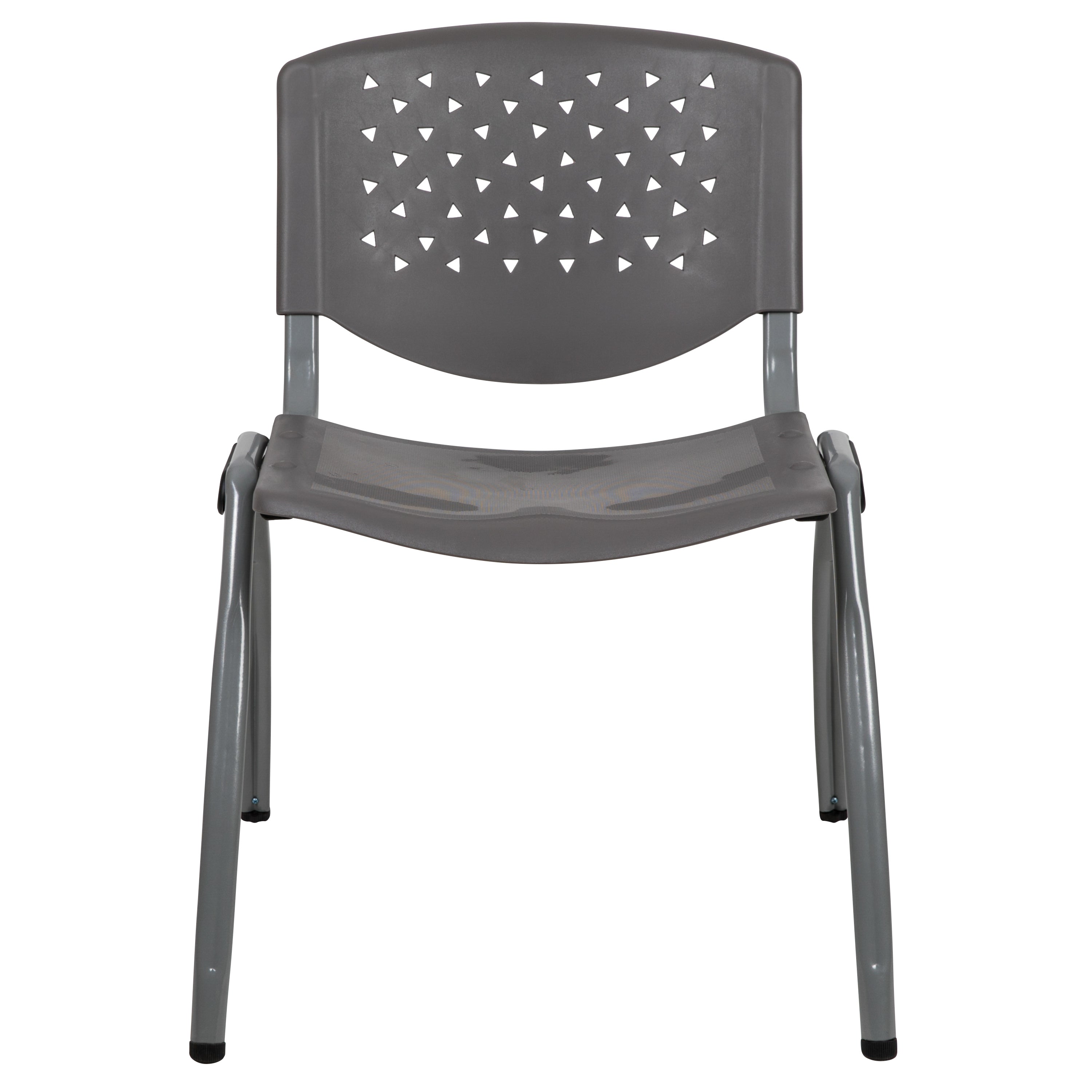 HERCULES Series 880 lb. Capacity Plastic Stack Chair with Powder Coated Frame-Plastic Stack Chair-Flash Furniture-Wall2Wall Furnishings