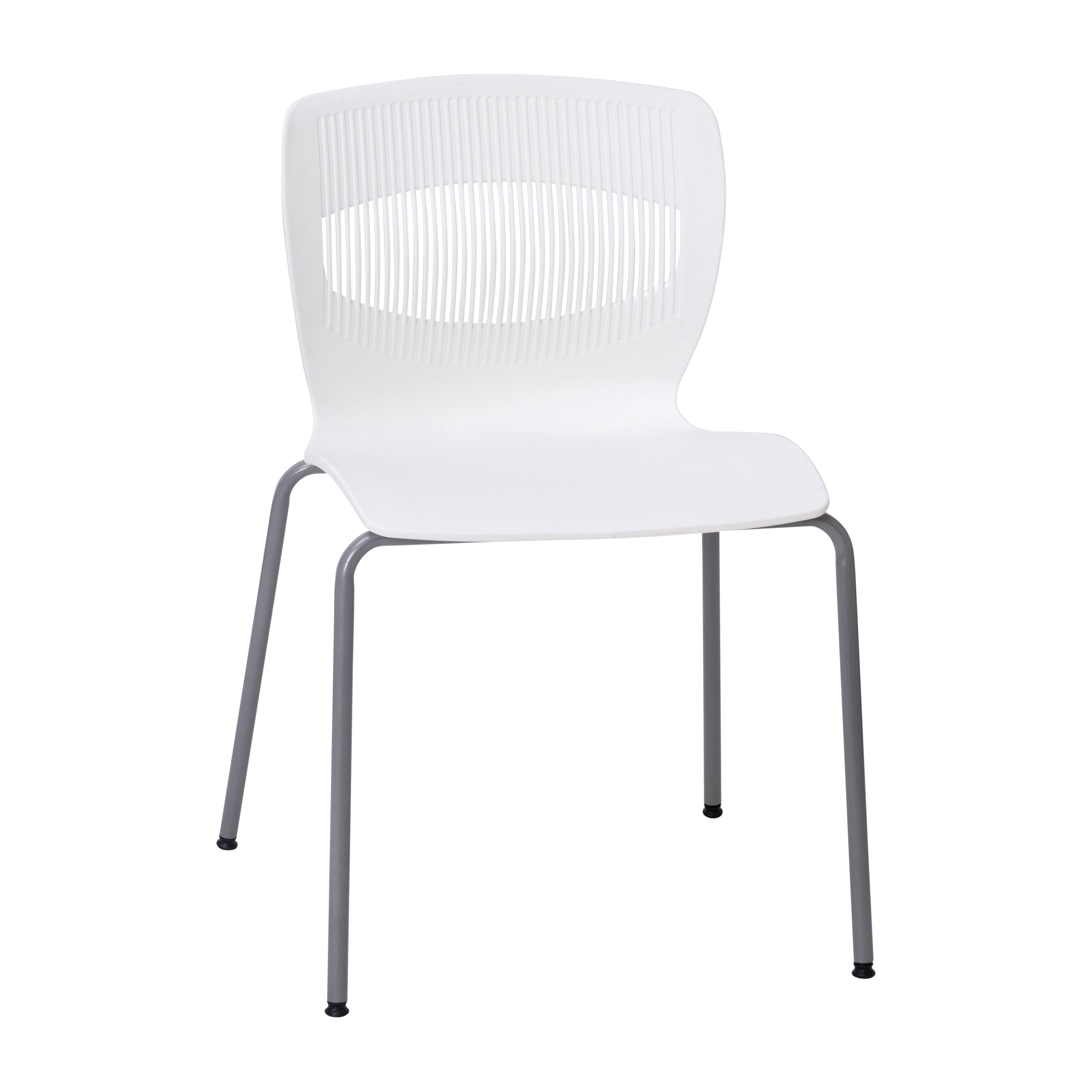 HERCULES Series Commercial Grade 770 lb. Capacity Ergonomic Stack Chair with Lumbar Support and Steel Frame-Plastic Stack Chair-Flash Furniture-Wall2Wall Furnishings