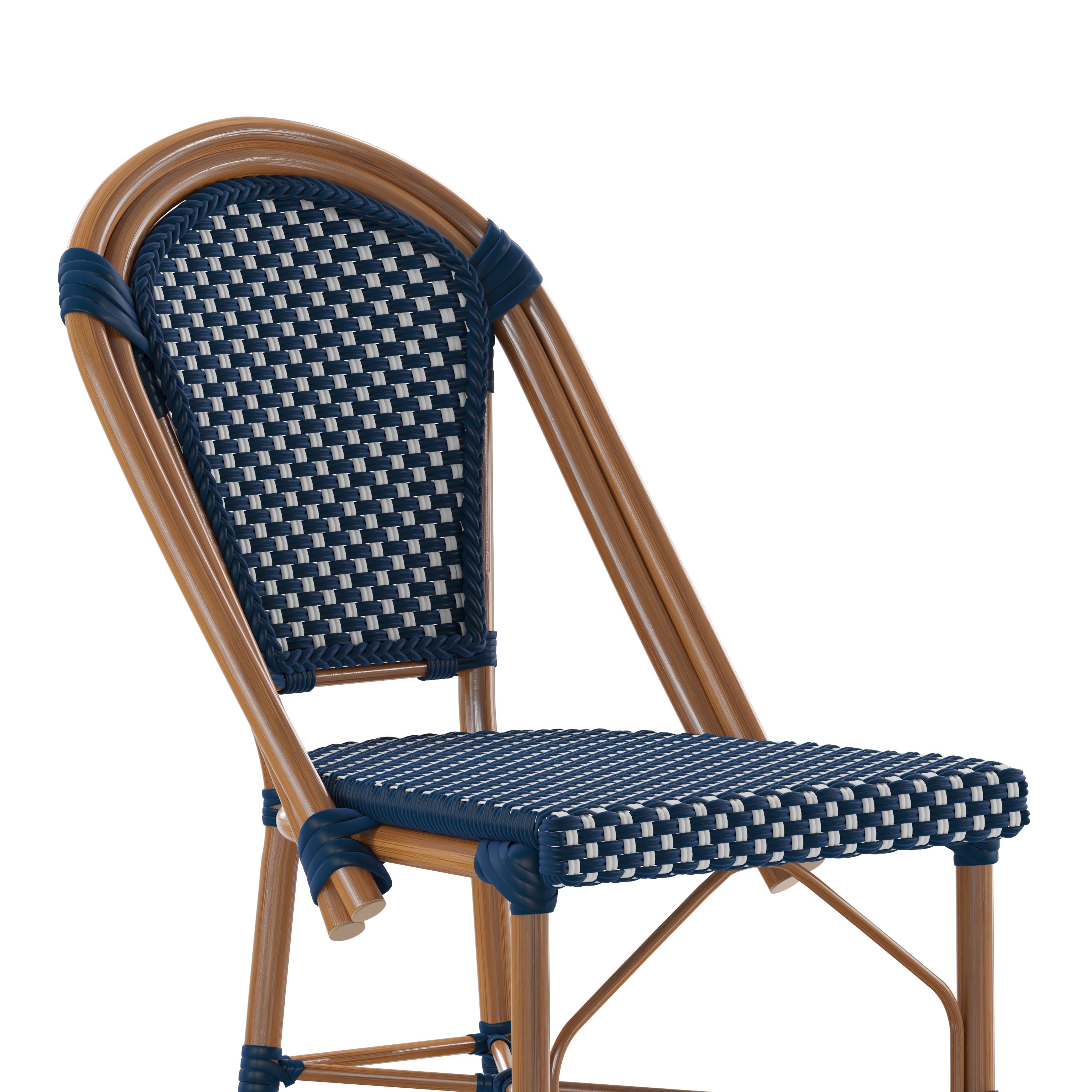 Bordeaux Stackable Indoor/Outdoor Bistro 30" High Bar Height Stool