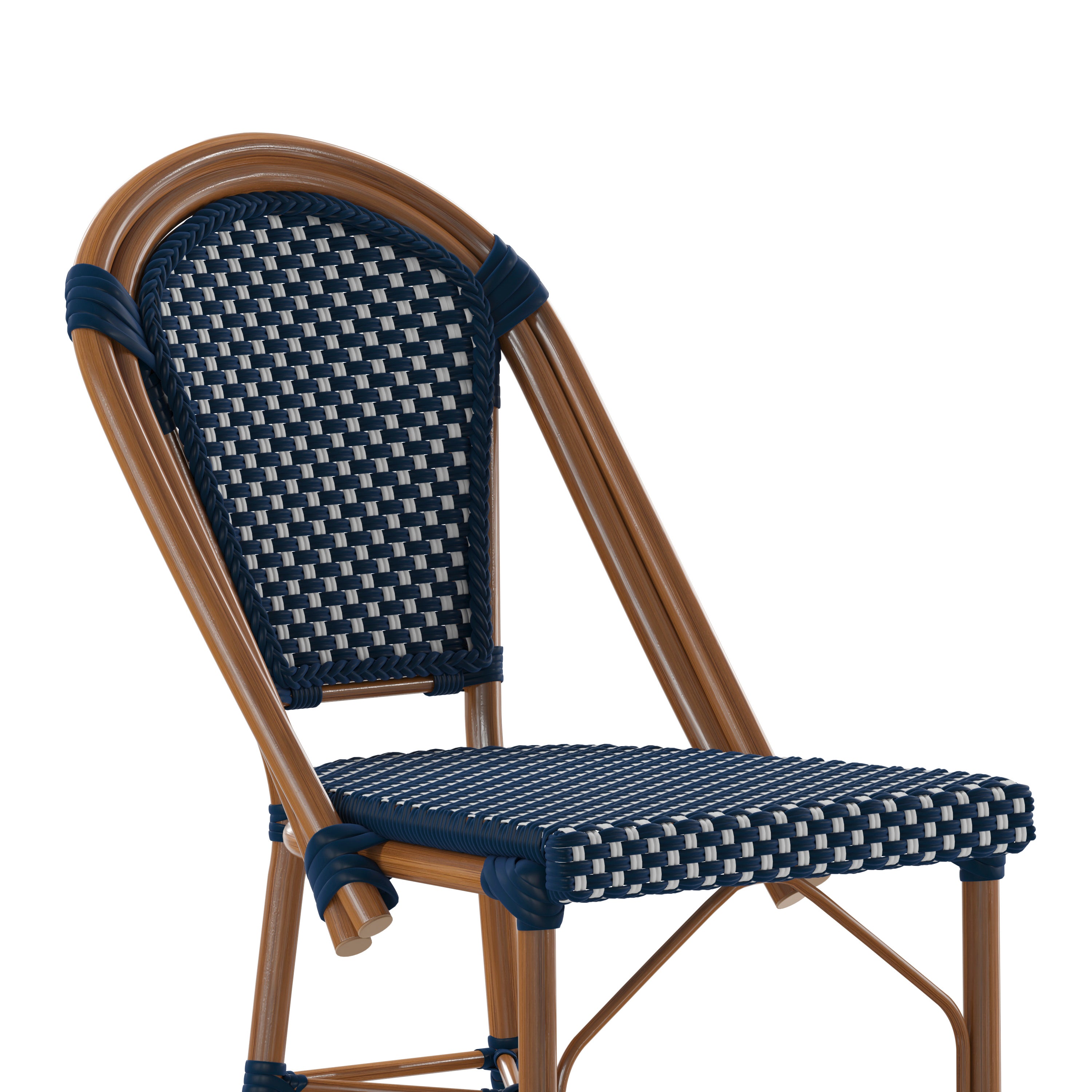 Bordeaux Stackable Indoor/Outdoor Bistro 26" High Counter Height Stool